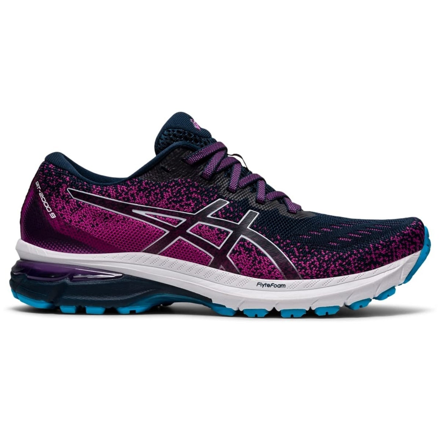 ASICS GT 2000 9 Knit Women 's Running shoes French Blue/White Size 11 M