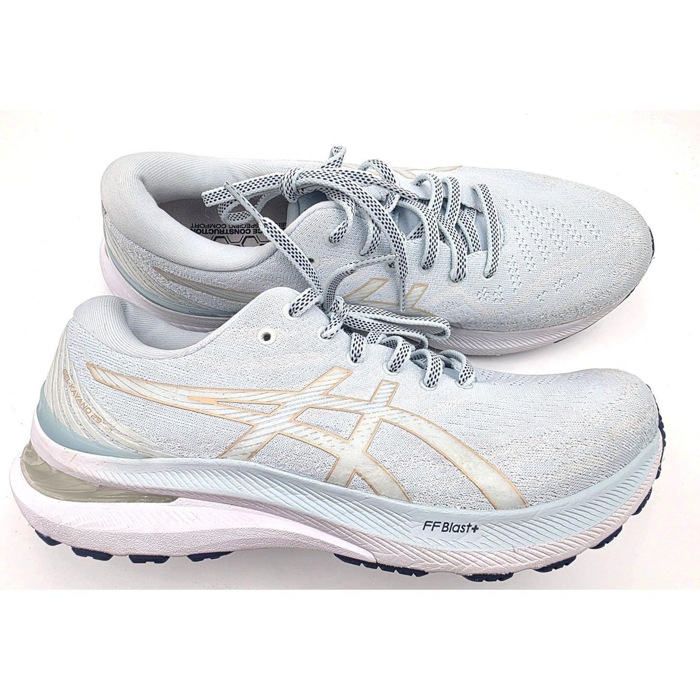 ASICS Gel-Kayano 29 Women's running shoes Sky/Champagne Size 11 M