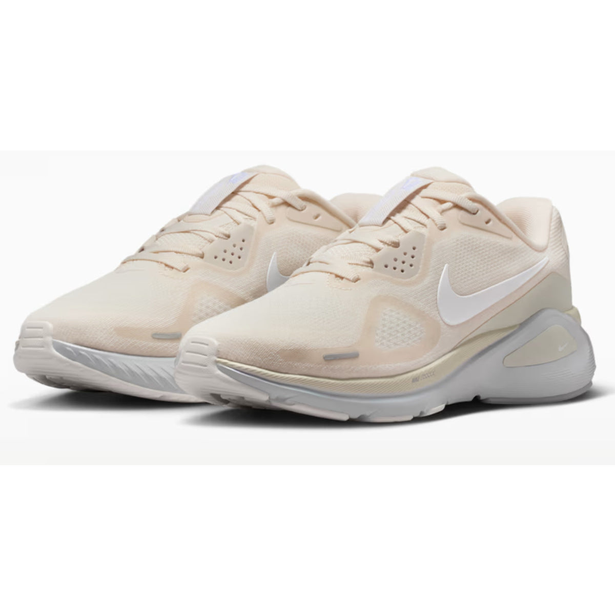 Nike Structure 26 Mens Size 11 Wmn 9.5 Running Shoes Chalk Sea Glass Grey White