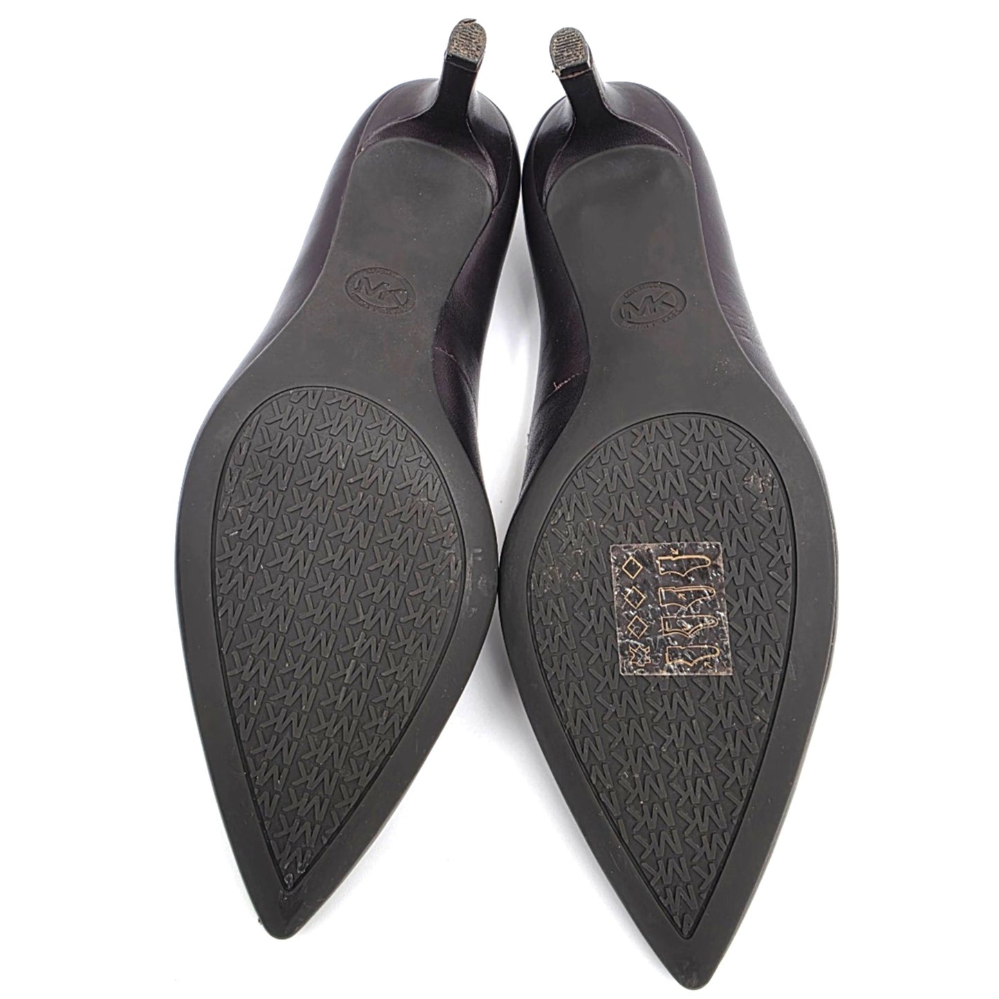 Michael Kors Womens Dorothy Leather Pointed Toe Classic PUMPS Brown Size 7.5 M