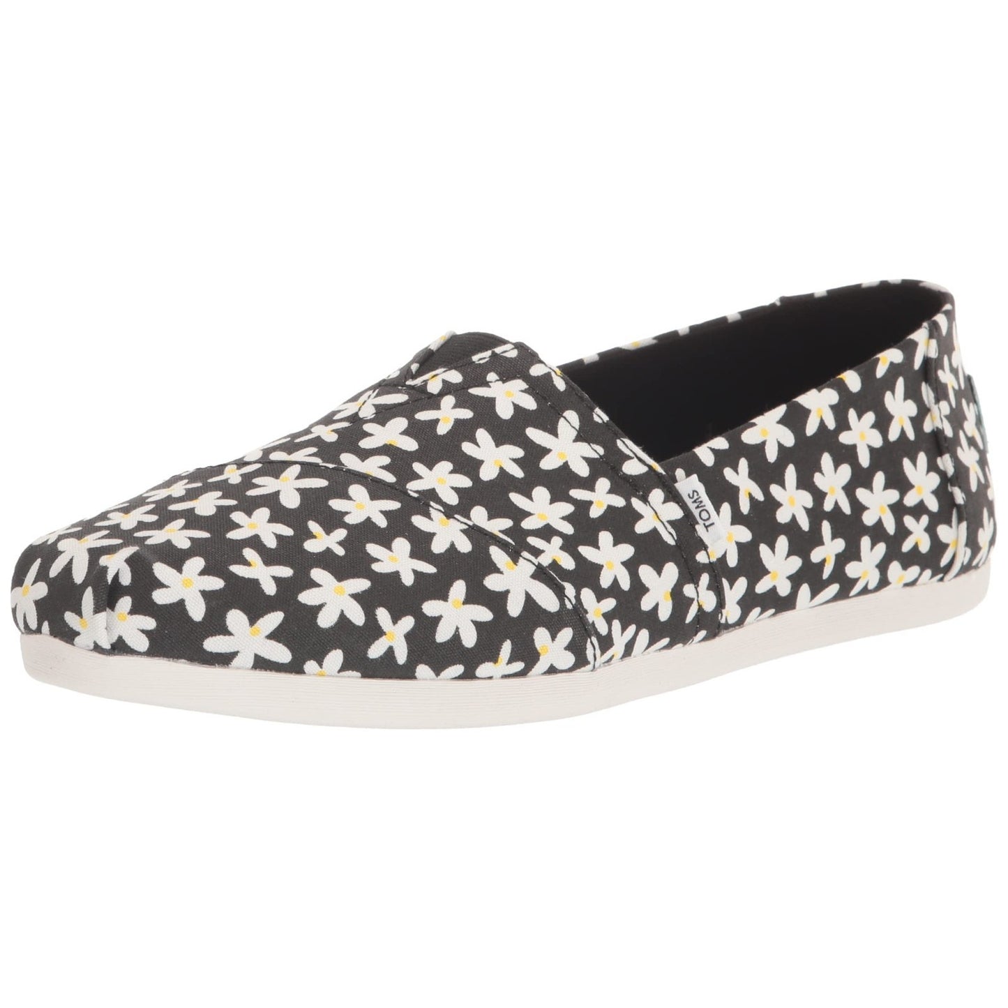 Toms Alpargata daisies comfort casual summer flats New Size 8