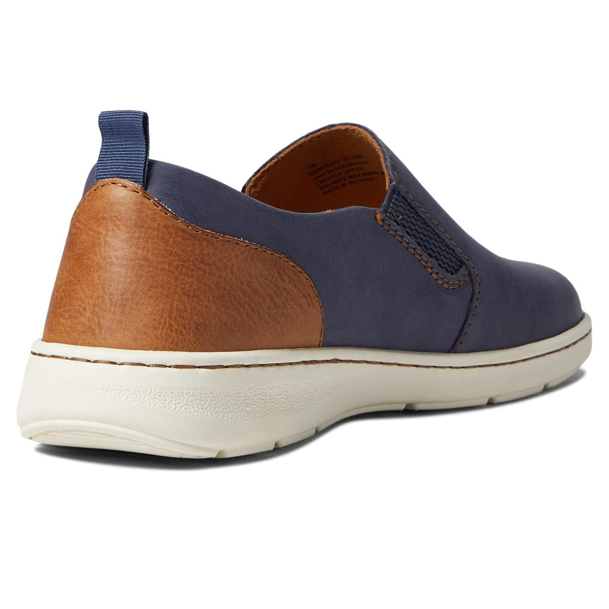 Born Morgan Men's Shoes Slip On Sneakers Navy Leather 8 M