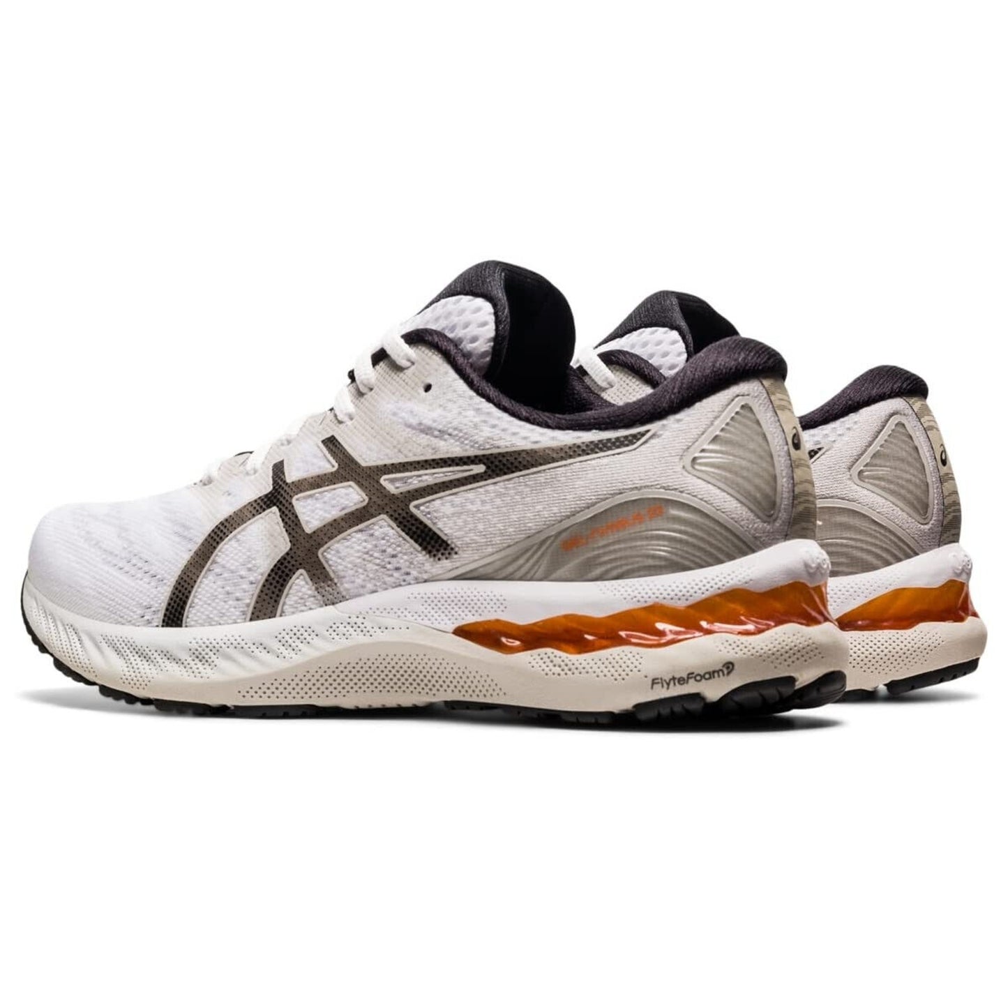 ASICS Men's Gel-Nimbus 23 Running Shoes, White/Oyster Grey 10 M US