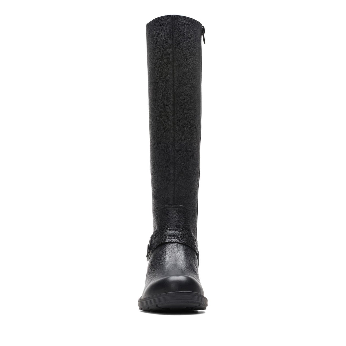Clarks Hearth Rae Women's Dark Brown Round Leather Heel Boot Size 9.5 M