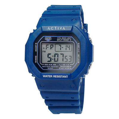 Activa Retro X Invicta Men's Digital Watch 44.5mm Blue