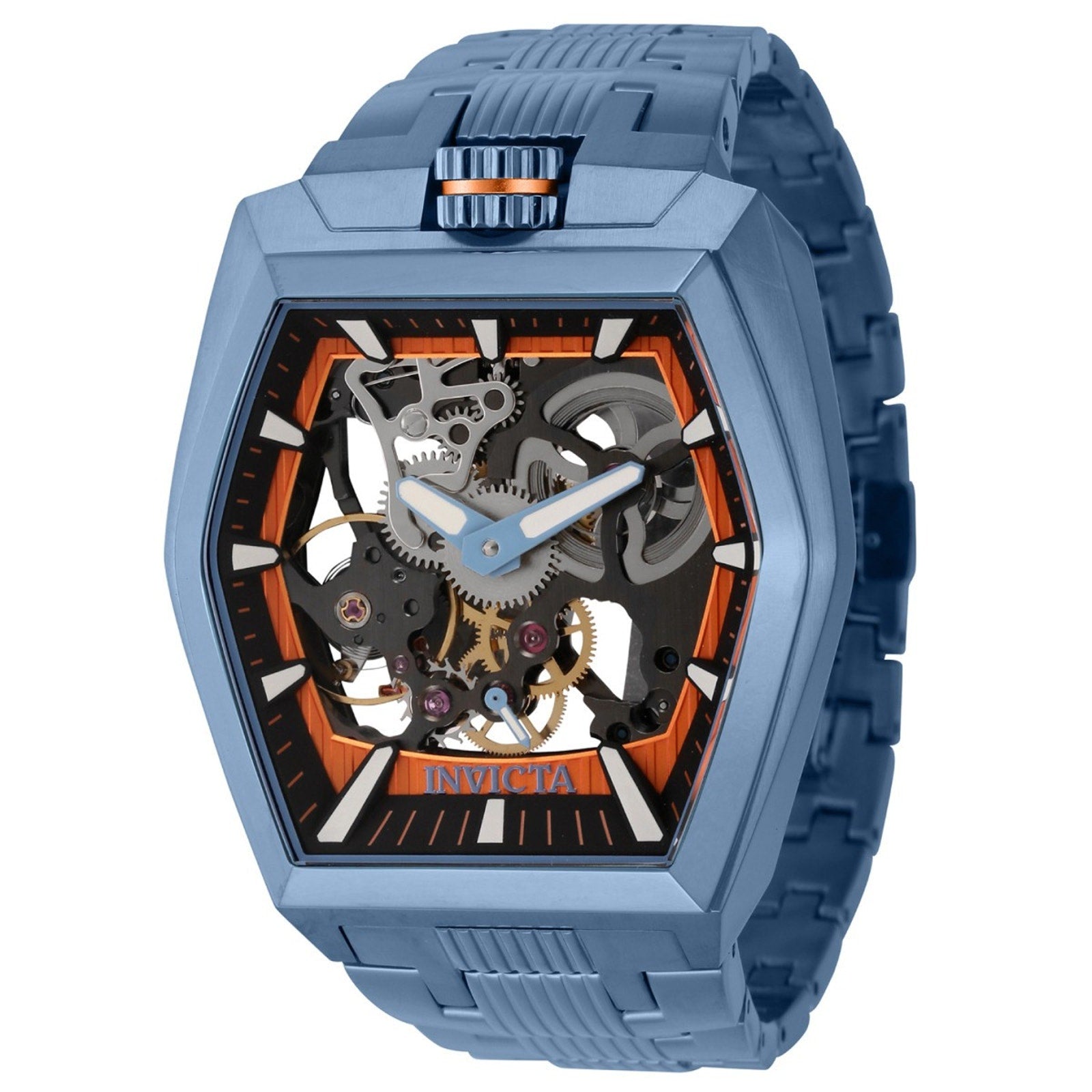 Invicta Akula Stealth Legion Mechanical Men's Watch w/ Skeleton Dial - 48mm Blue Invicta