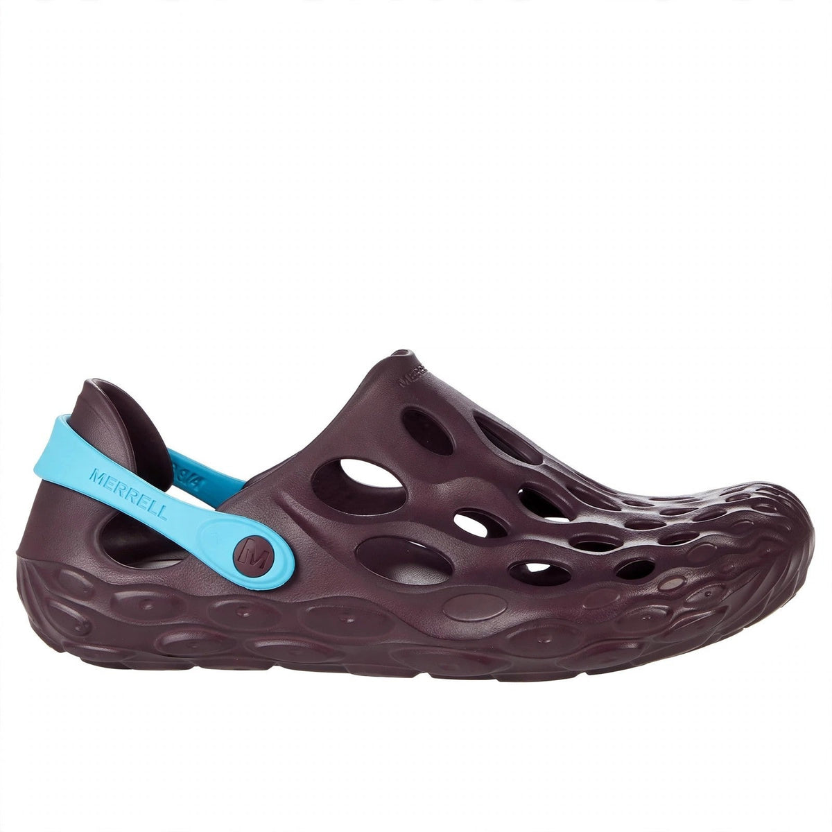 Merrell Hydro Moc Womens Burgundy Blue Water Shoes Size 8 M Slip On