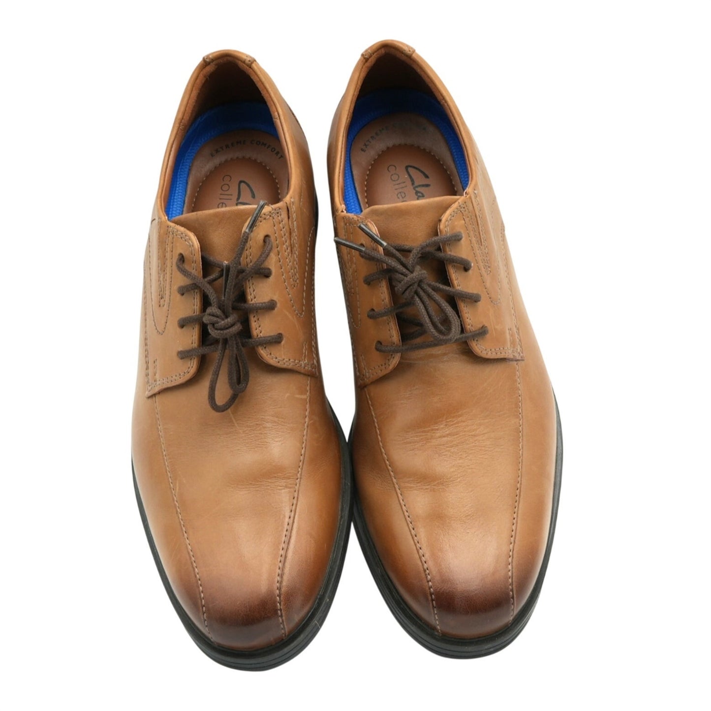 Clarks Whiddon Step Loafers Men's Shoes Brown Leather US 8 M