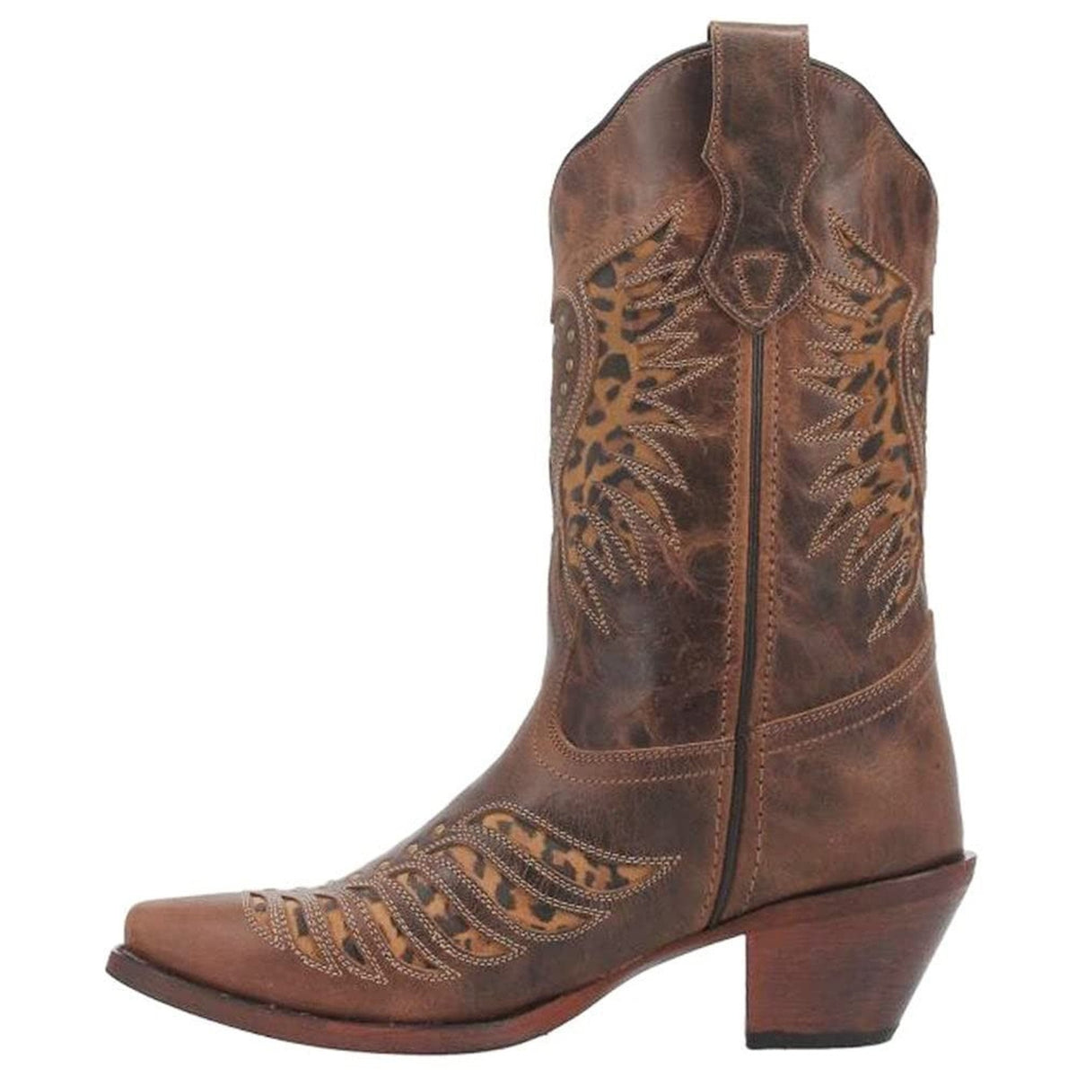 Laredo Stella Women's Pull on boots Tan Leather Size 8.5 M