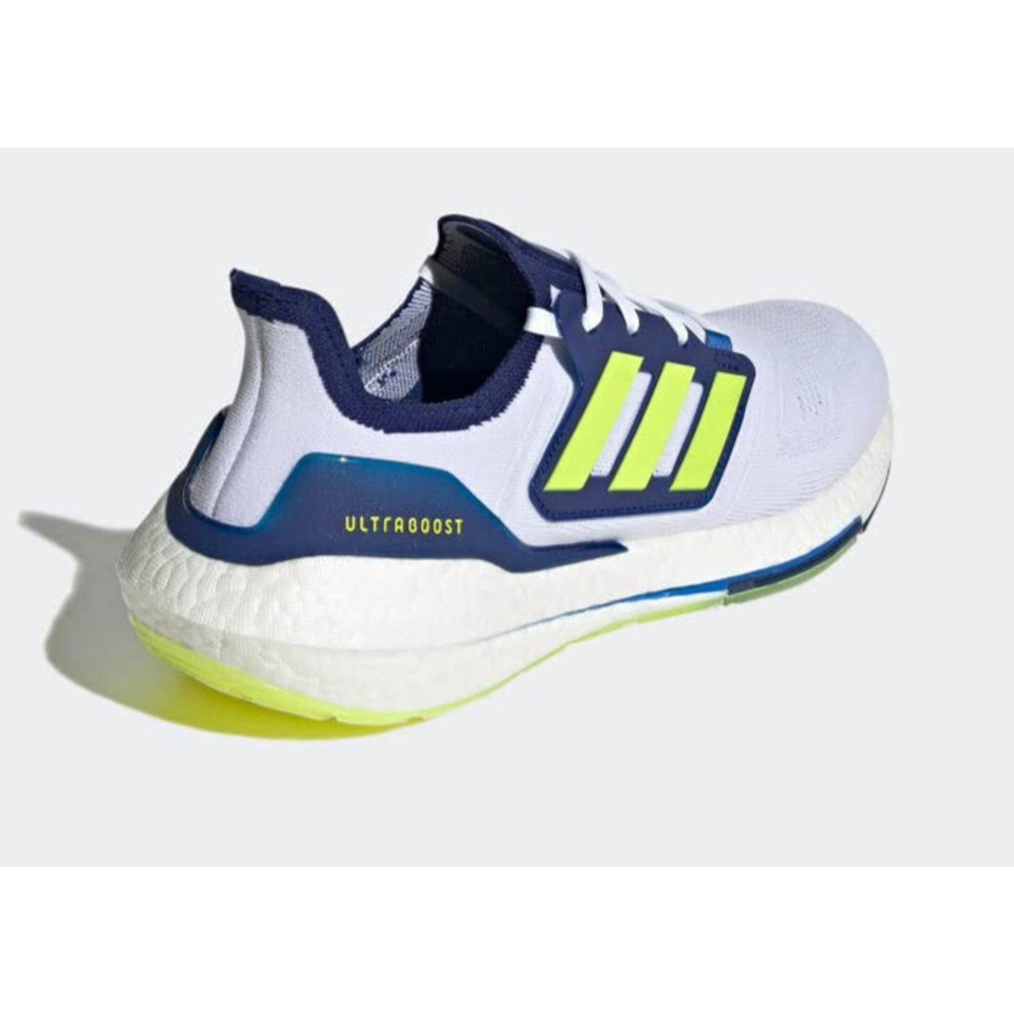 Adidas Ultraboost 22 White Blue Green Men’s Shoes SZ-10.5 GY8674