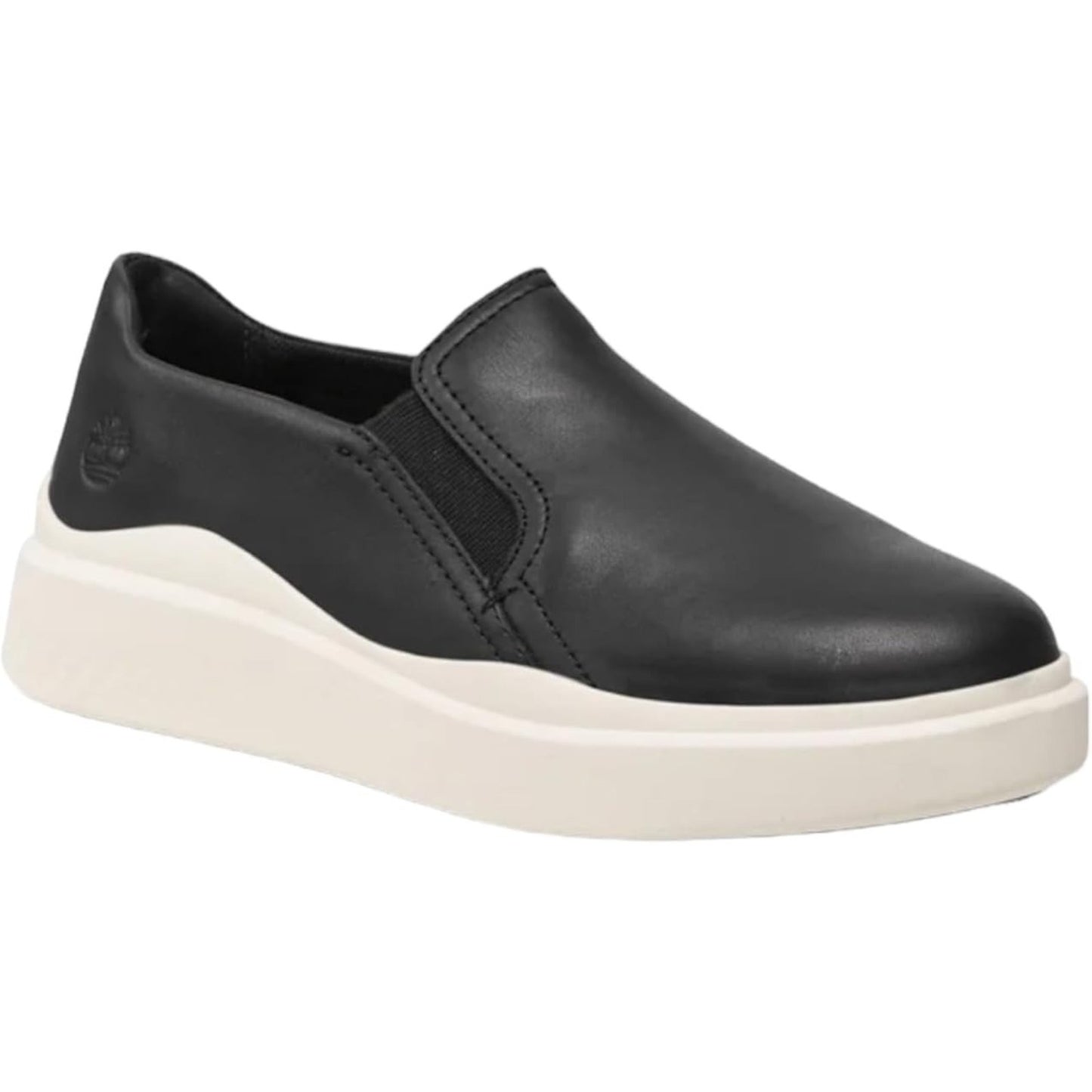 Timberland Nite Flex Slip-On Black Full Grain Leather Women size 9.5 US