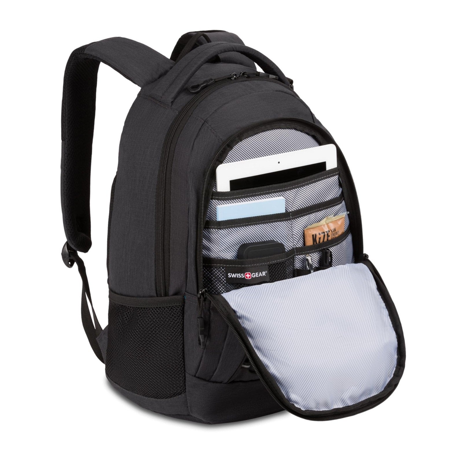 SwissGear 1186 Bungee Backpack, Grey (Laptop Version), 17.75 inch Swissgear
