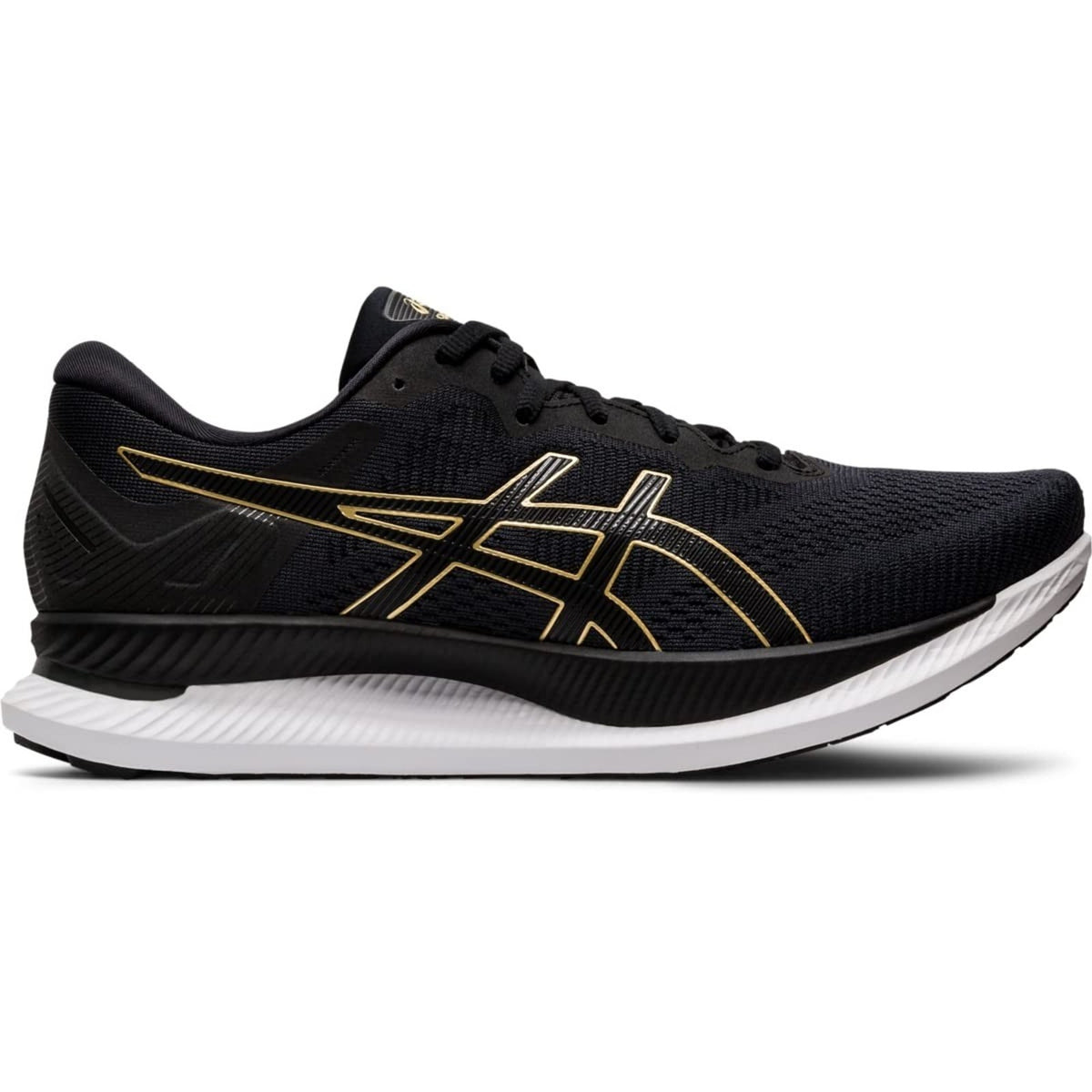 Asics GlideRide Men's running shoes Black/Pure Gold size 13 M