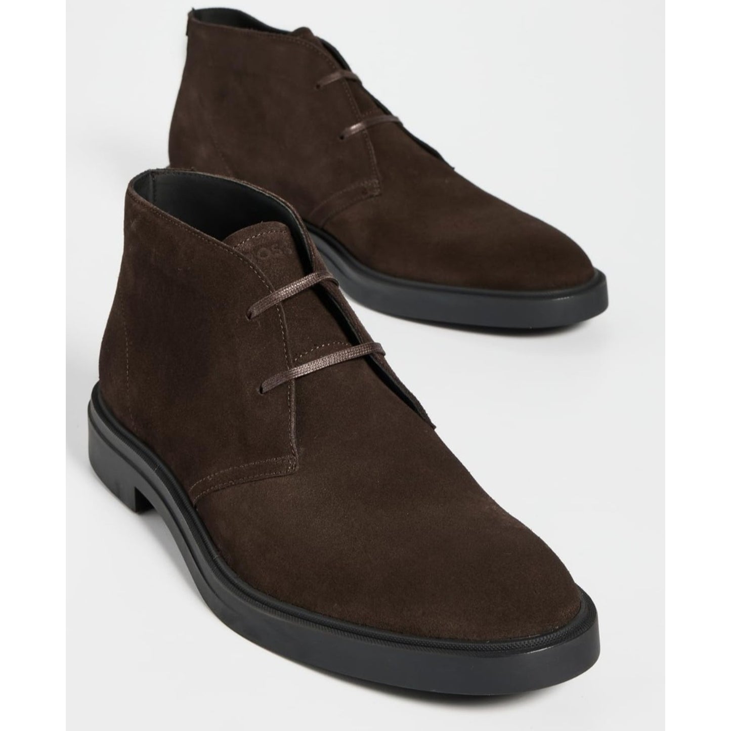 Hugo Boss Men's Calev Chukka Boots Seude Brown EU 44 / USA 11