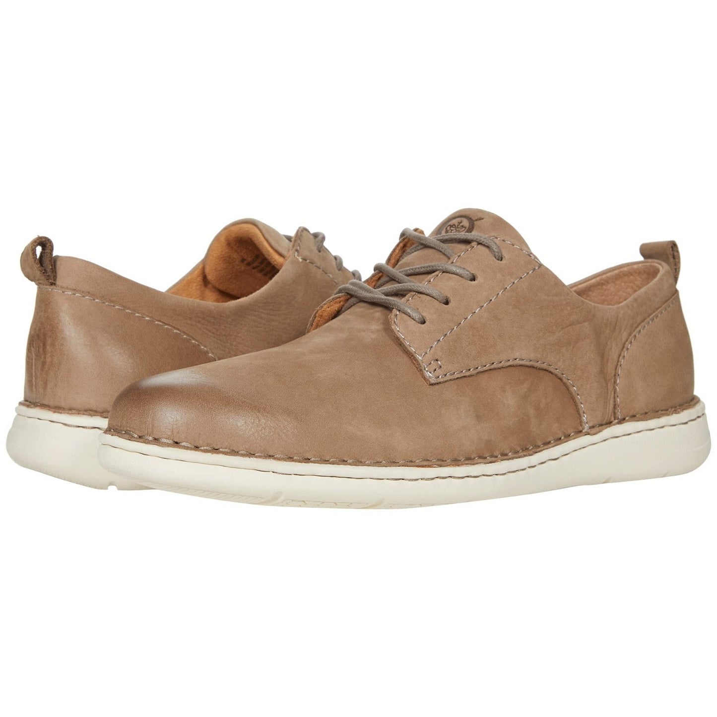 Born Todd Men's Shoes Lace-Up Full Grain Brown Nubuck Leather Size 10 M