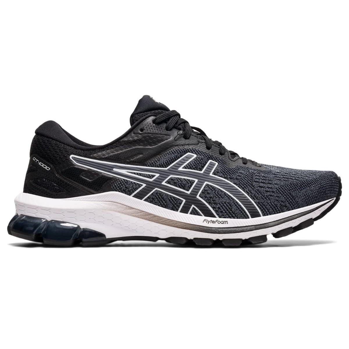 ASICS GT-1000 10 Women's Running Shoes Black/White Size 9.5 M