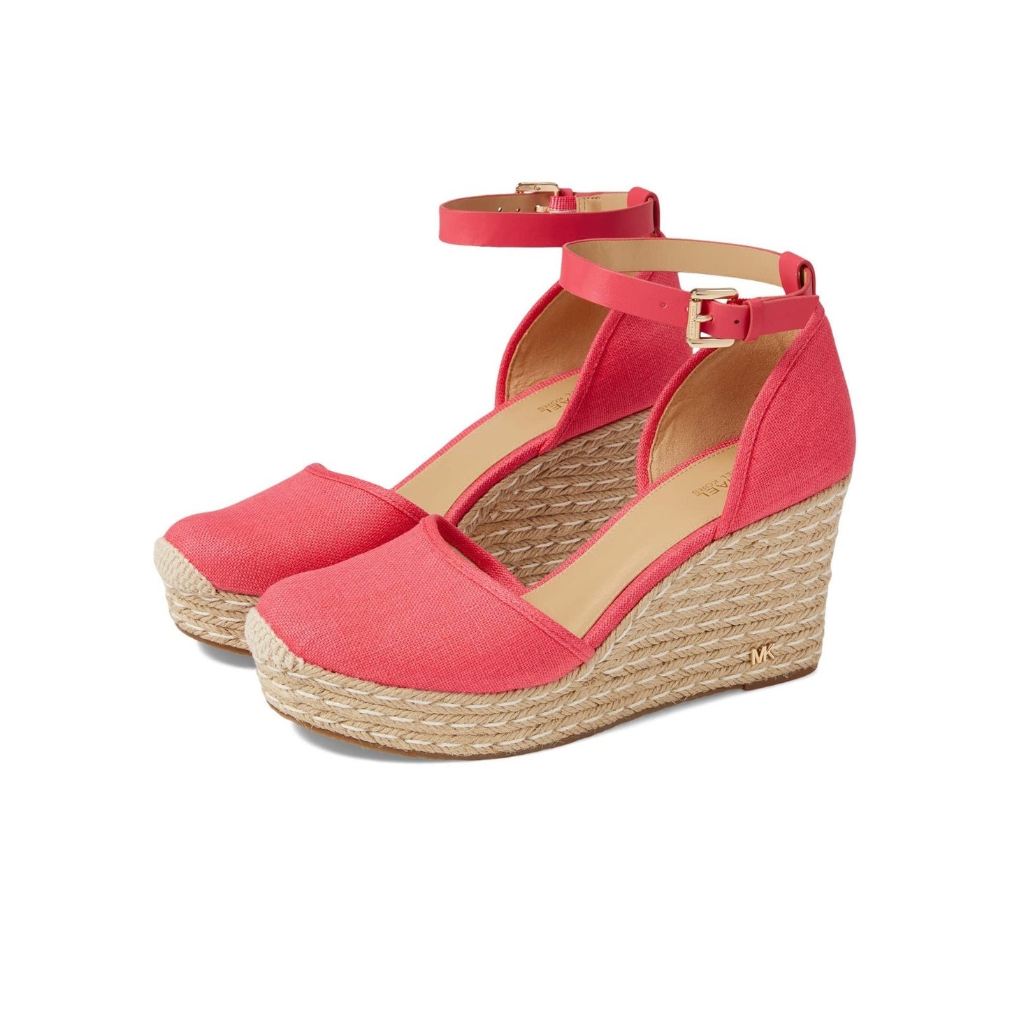 Womens Michael Kors Kendrick Wedge Geranium Espadrille 9 M Signature