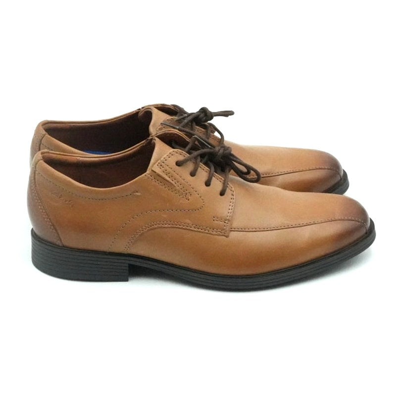 Clarks Whiddon Step Loafers Men's Shoes Brown Leather US 8 M