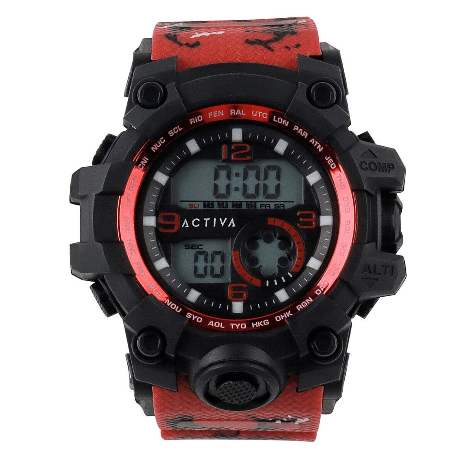 Activa X Invicta Men's Watch - 54.5mm, Red (ACW435-001) Invicta