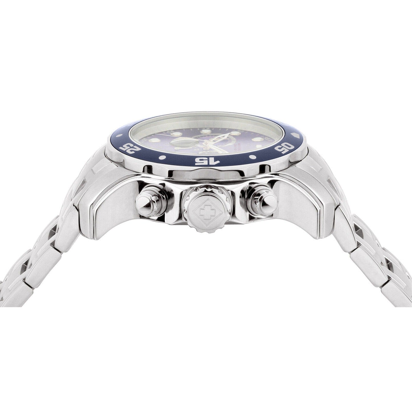 Invicta Men'S Pro Diver Collection Chronograph Watch BLUE DIAL Silver Tone 200M Invicta
