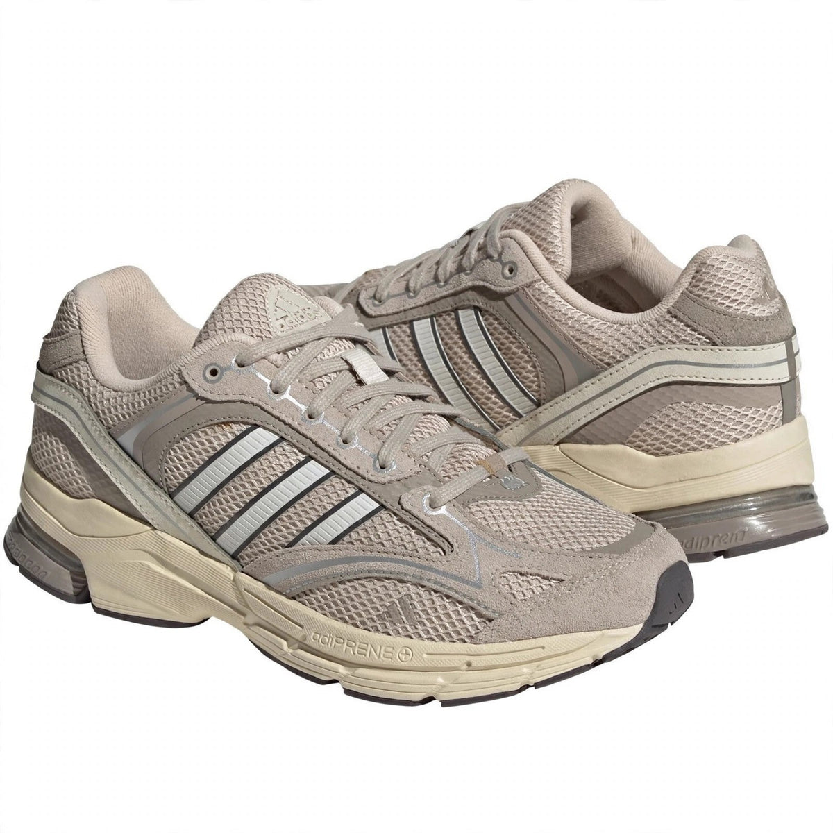 adidas Spiritain 2000 Beige Tan Retro Running Shoes Mens Size 10.5 / women 11.5