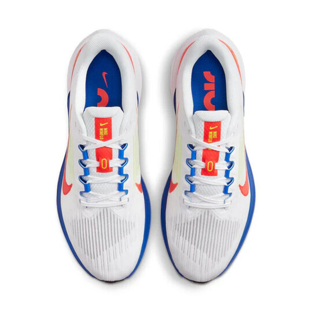 Nike Air Winflo 9 Men's Running shoes White Crimson-Racer Blue size 9.5