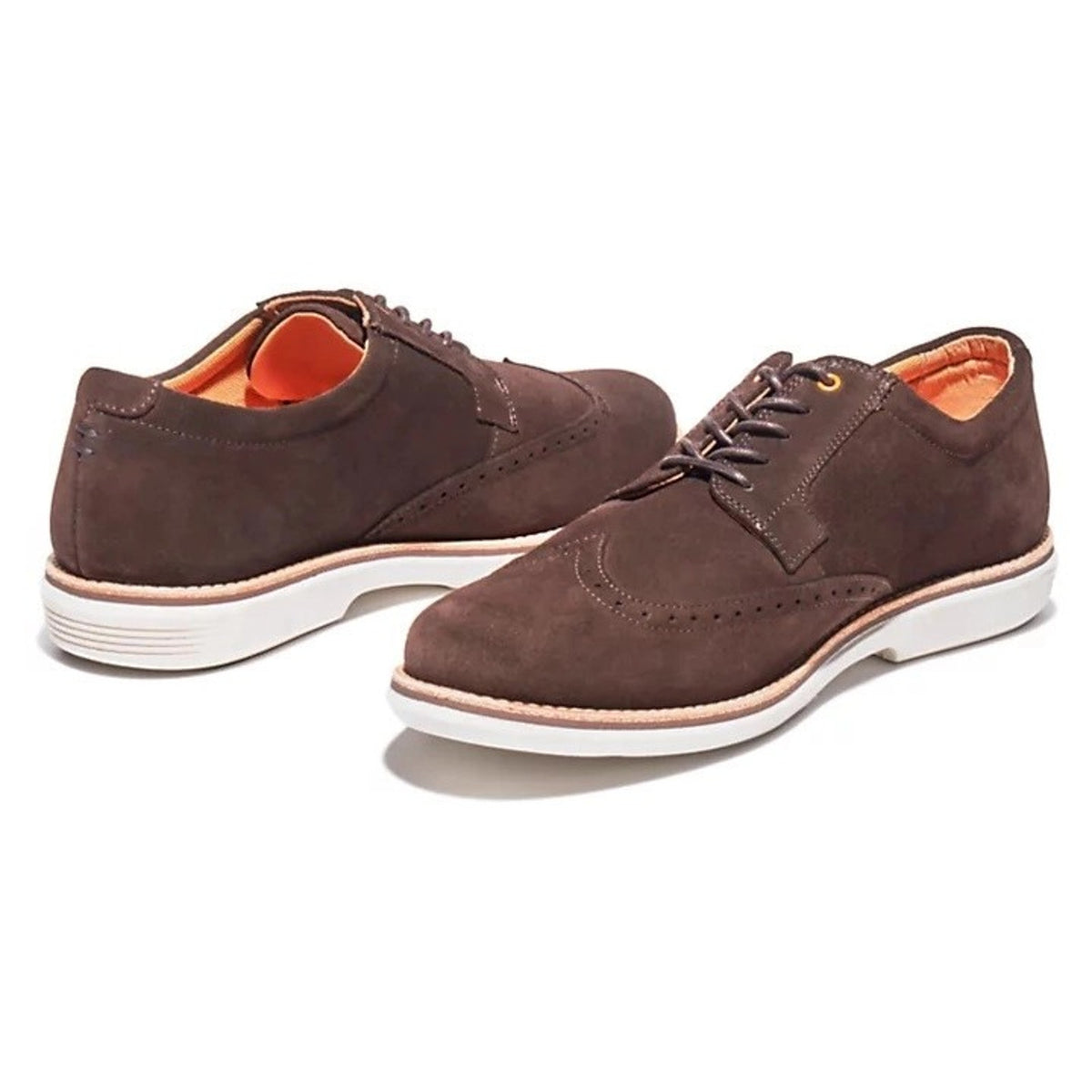 Timberland Men's City Groove Brogue Dark Chocolate Suede Oxford Shoes 9 M