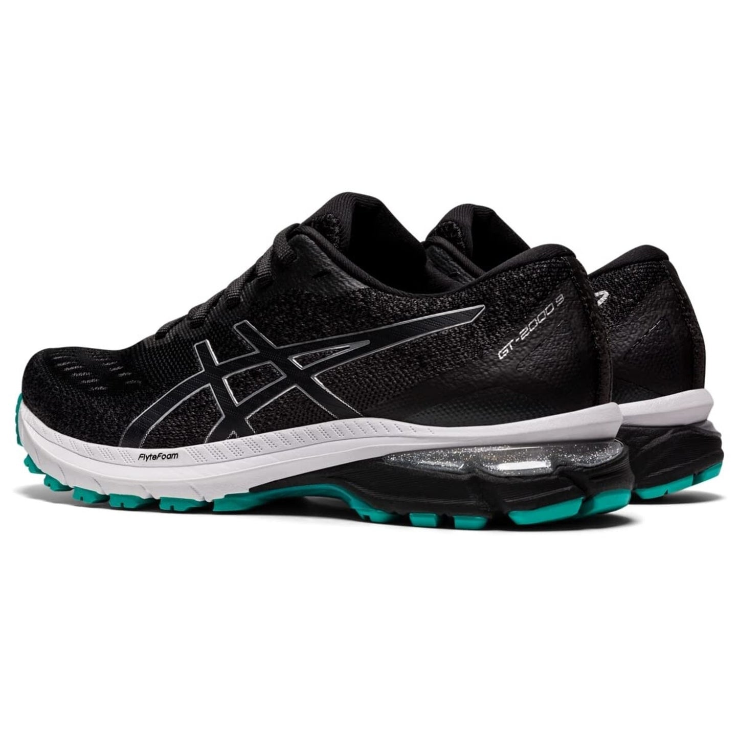ASICS GT-2000 9 Women's Running Shoes Black/Pure Silver Size 9.5 B