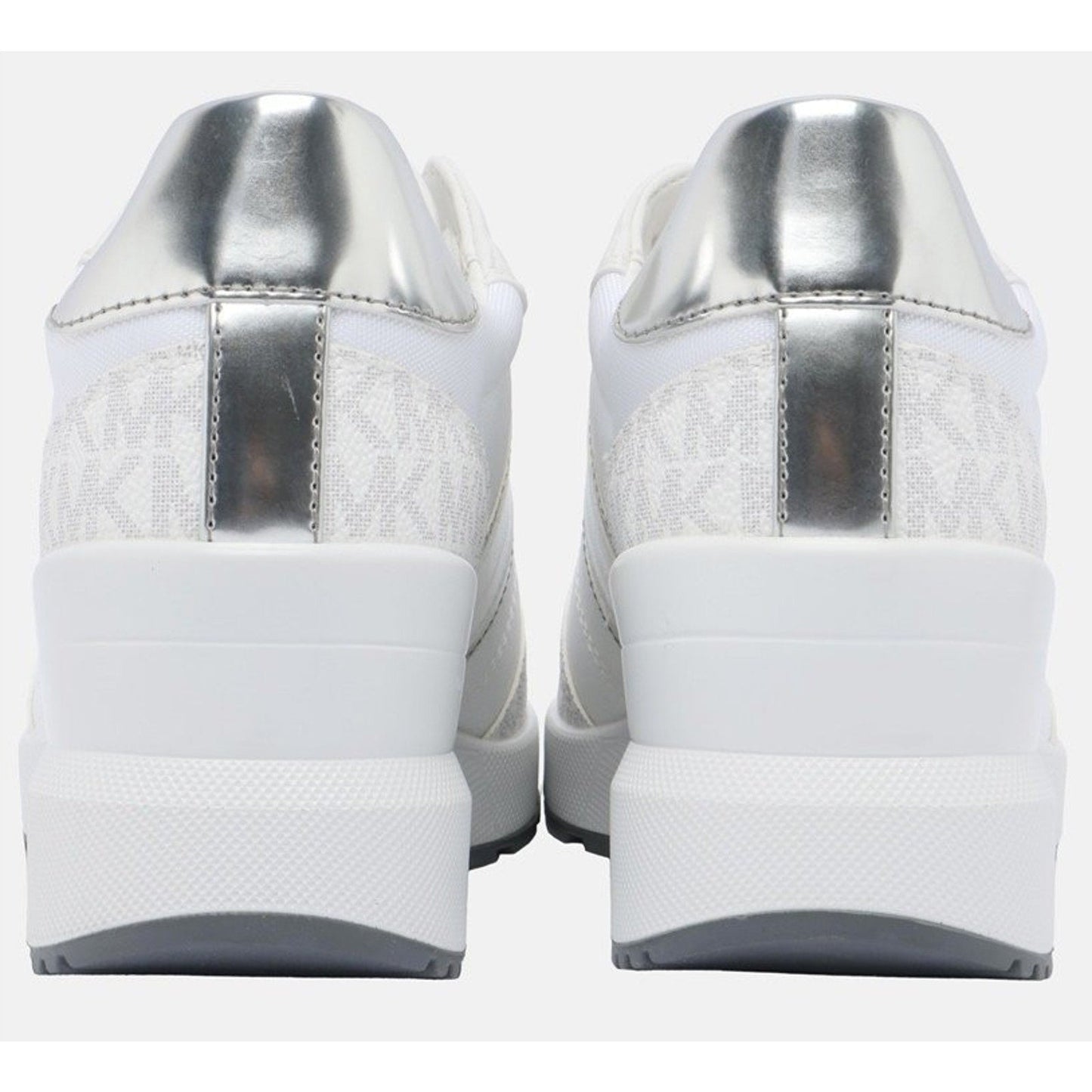 Michael KORS Women Mabel Trainer, Mk LogoTech canvas Bright White 9 M Michael Kors