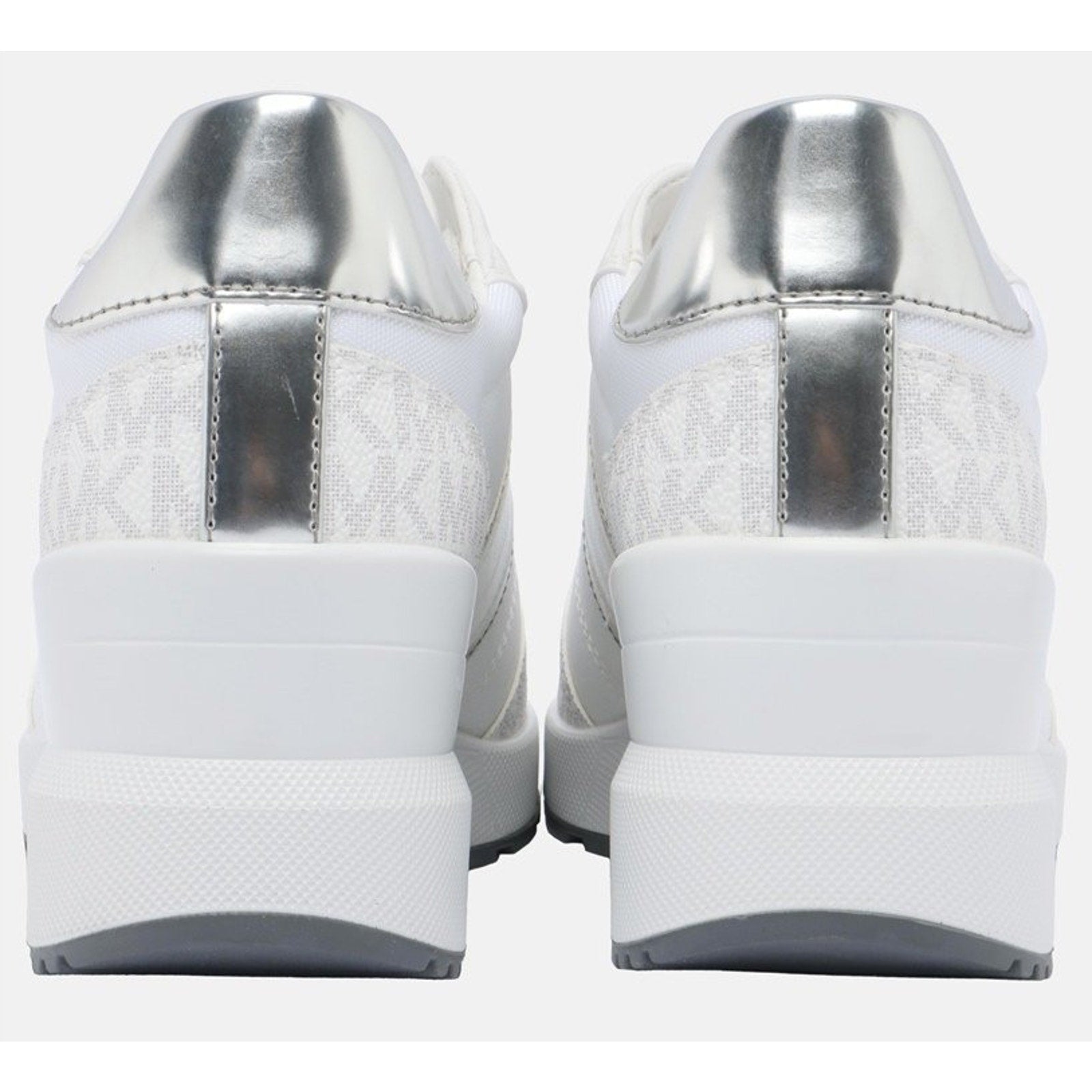 Michael KORS Women Mabel Trainer, Mk LogoTech canvas Bright White 9 M Michael Kors