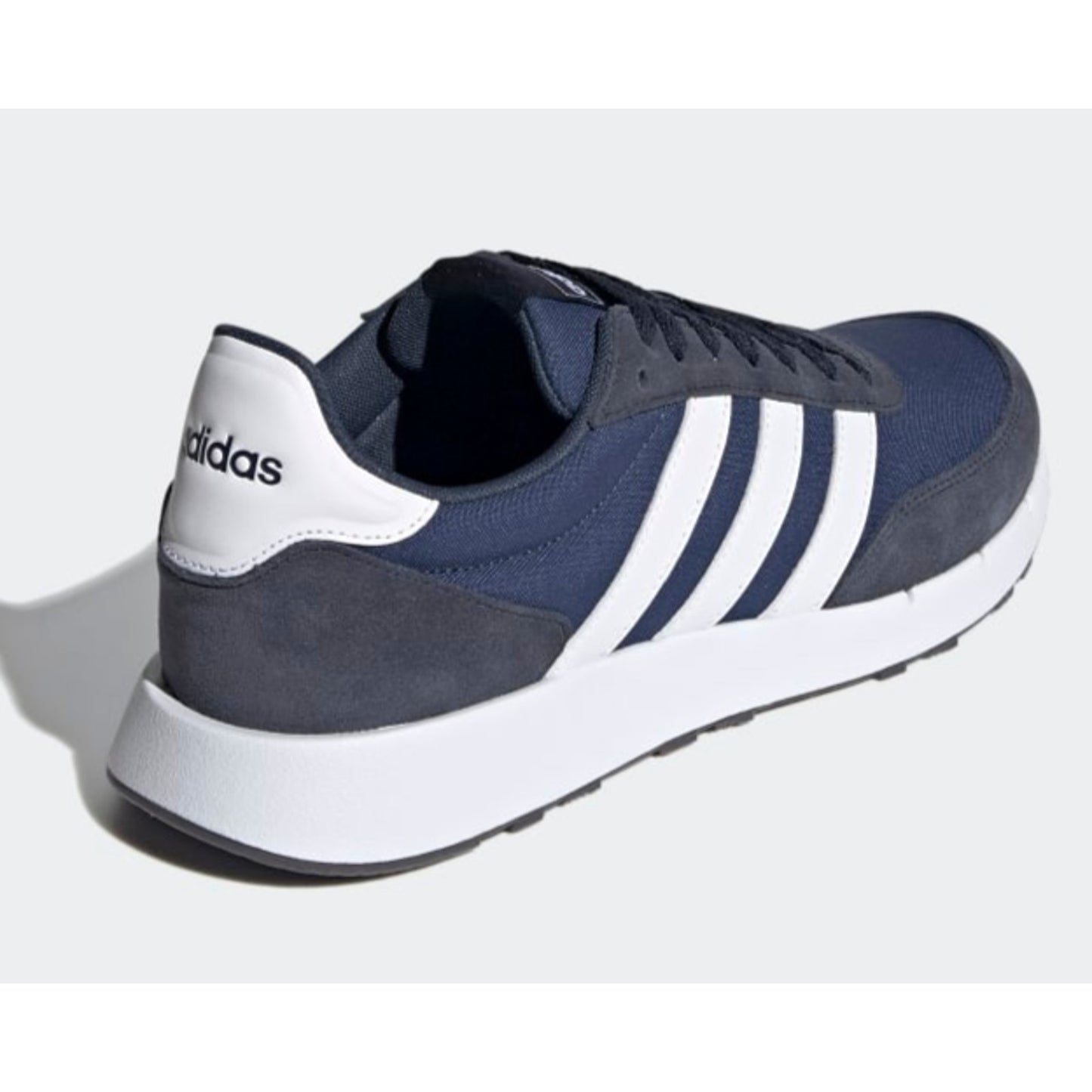 adidas Run 60s 2.0 Shoes Mens 11.5 Navy / White Running Sneaker FZ0962 NEW