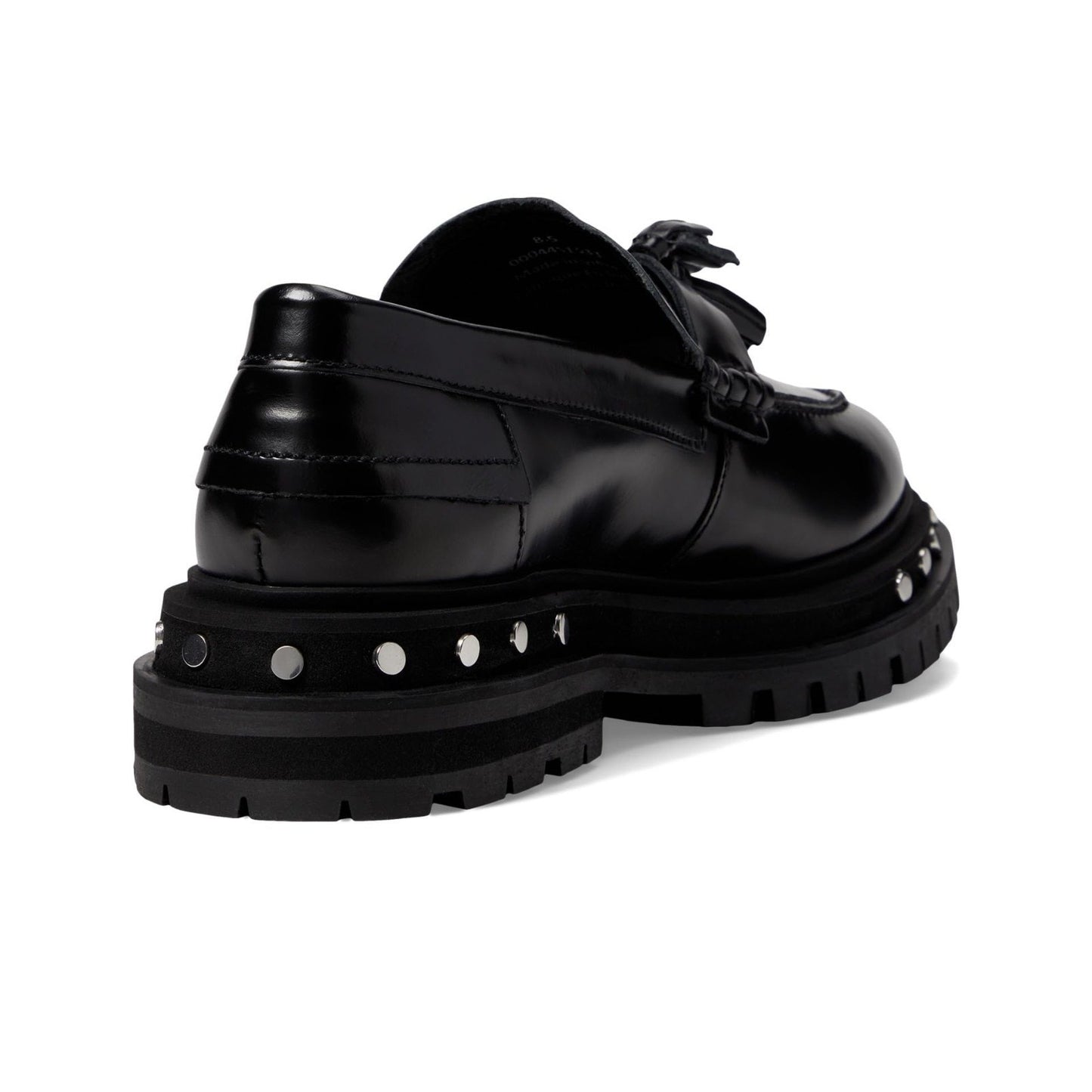 Free People Teagan Tassel Loafer Women's Shoes , Black Leather , US 9 M
