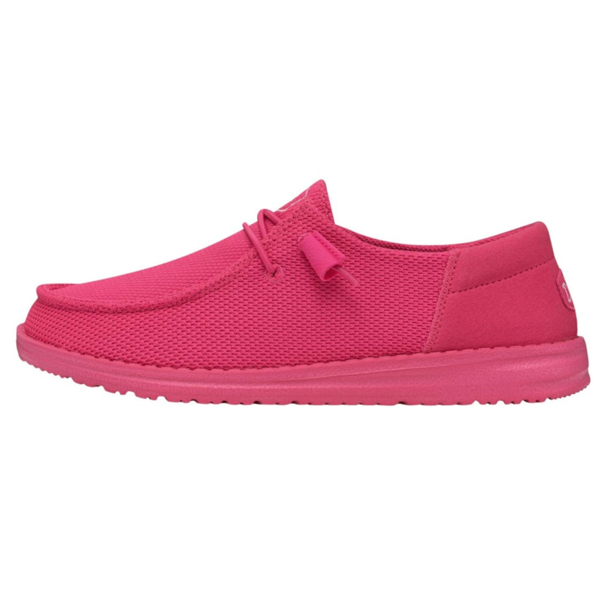 HEYDUDE Wendy Funk Mono Slip on Shoes Electric Pink Men 10.5 / Women 12