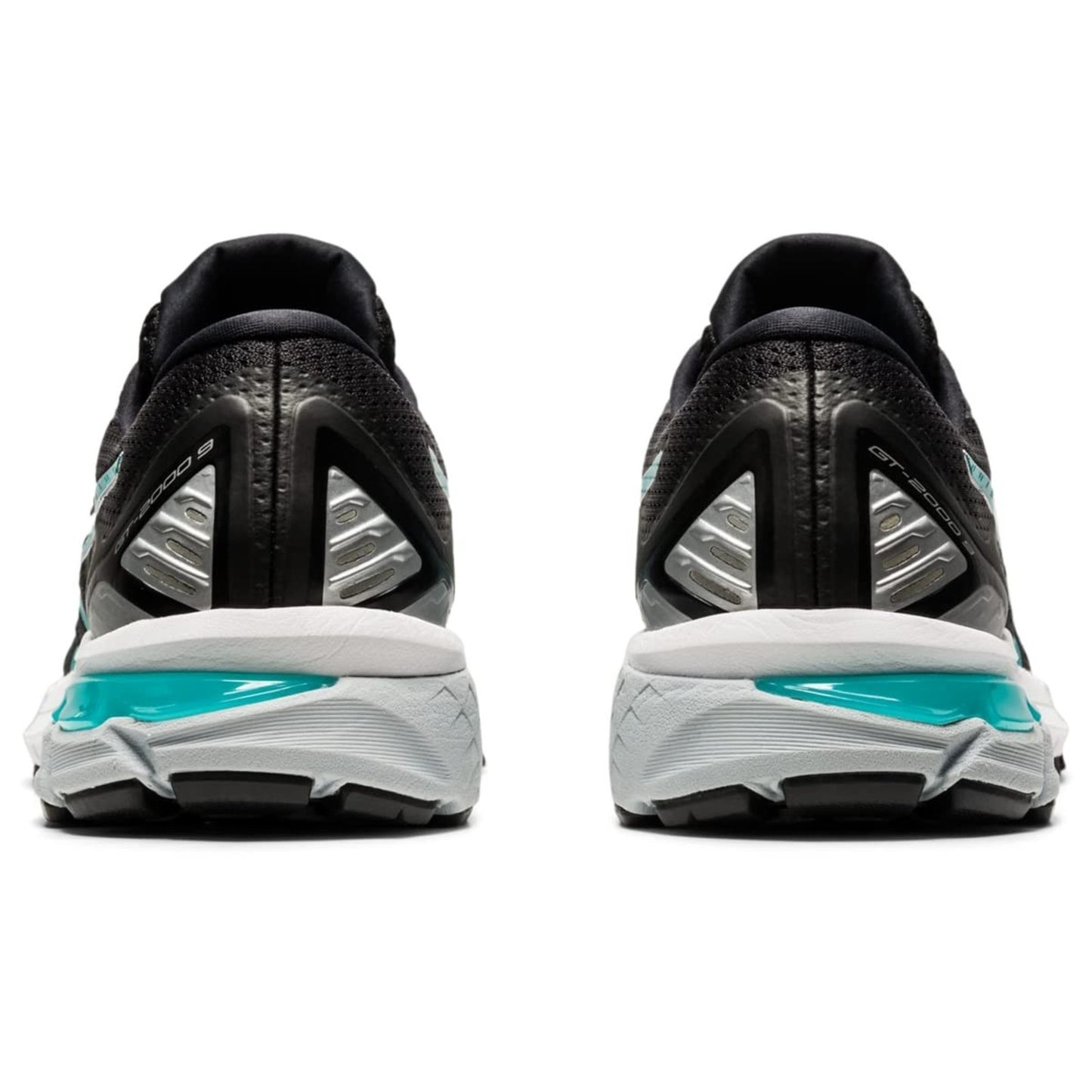 ASICS GT-2000 9 Women's Running shoes Black/Techno Cyan 10.5 D - Wide
