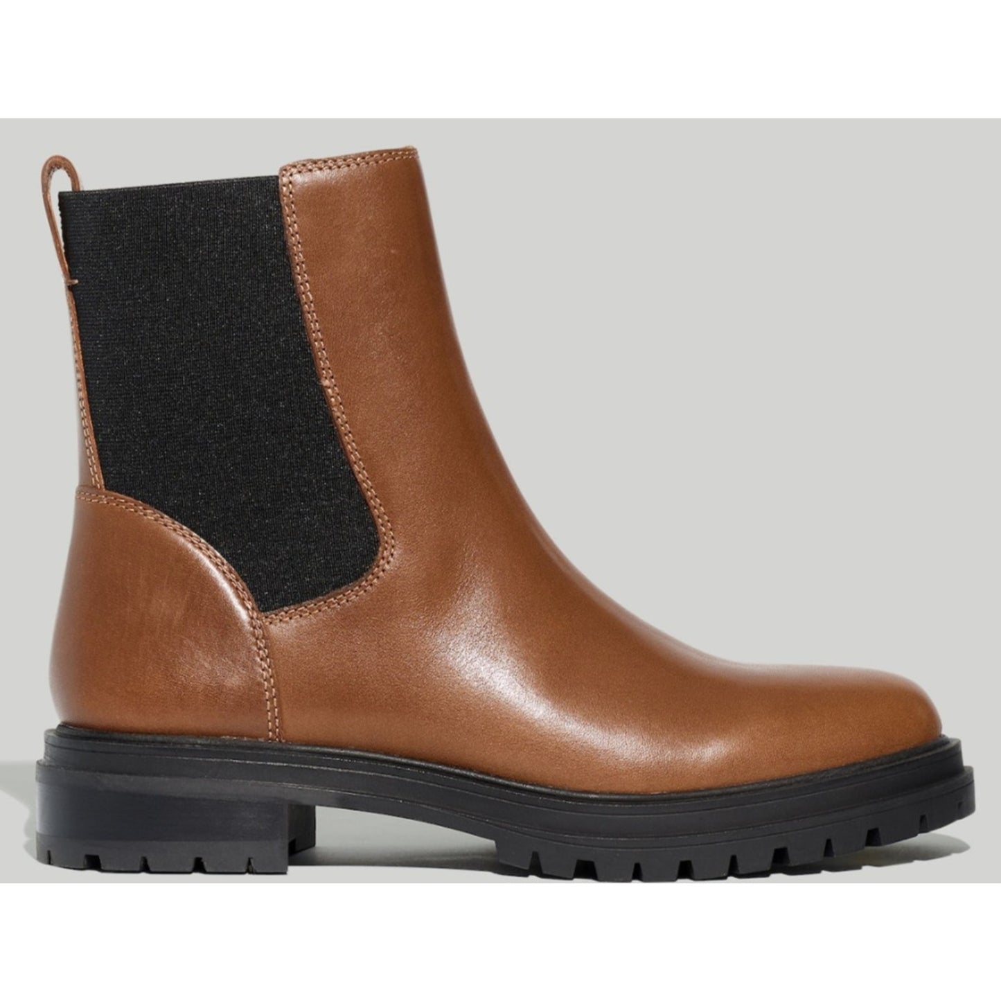 MADEWELL The Bradley Chelsea Women's Lugsole Boot Stable Brown SIZE 10 M