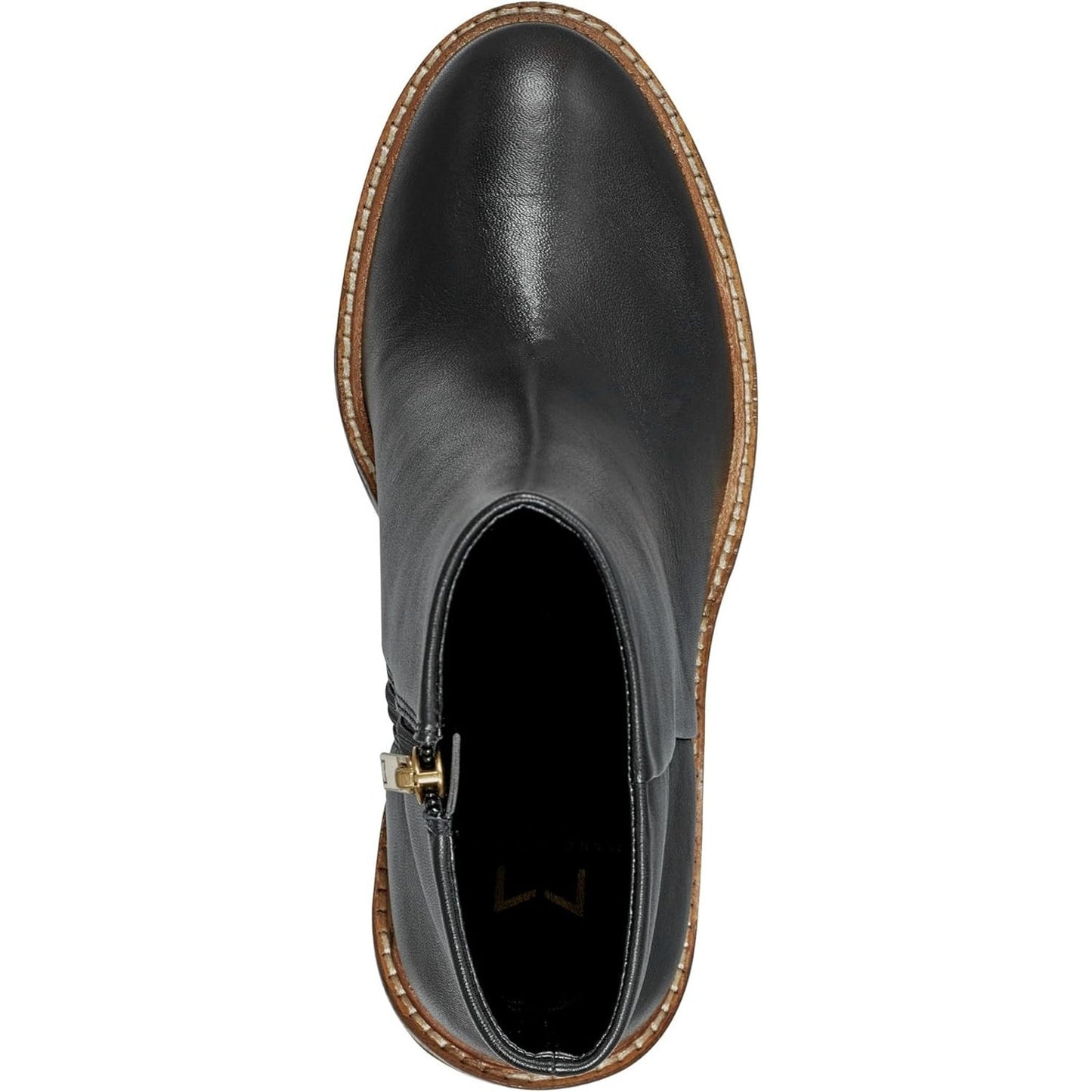 Marc Fisher LTD Women's Haleena Ankle Boot Black Leather Size 8 M