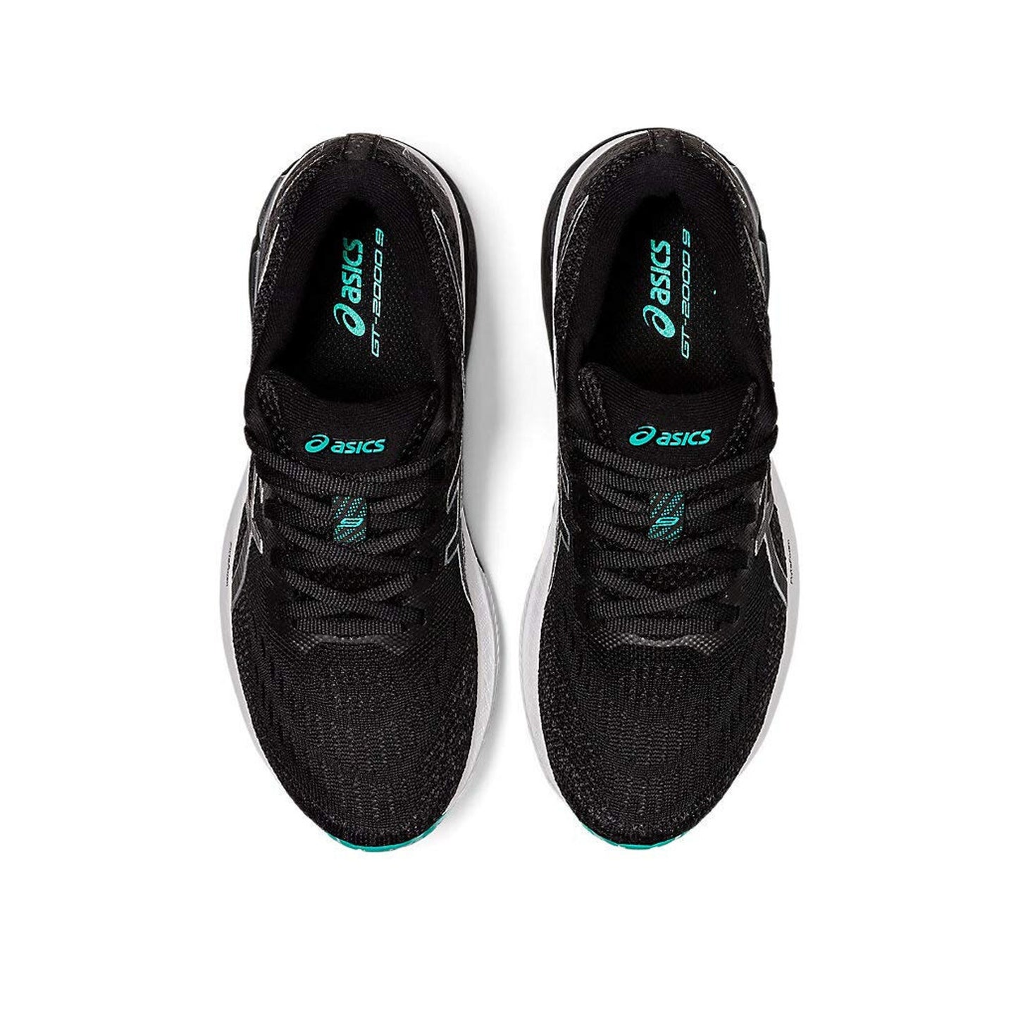 ASICS Women's GT-2000 9 Running Shoes Black/Pure Silver Size 5 B
