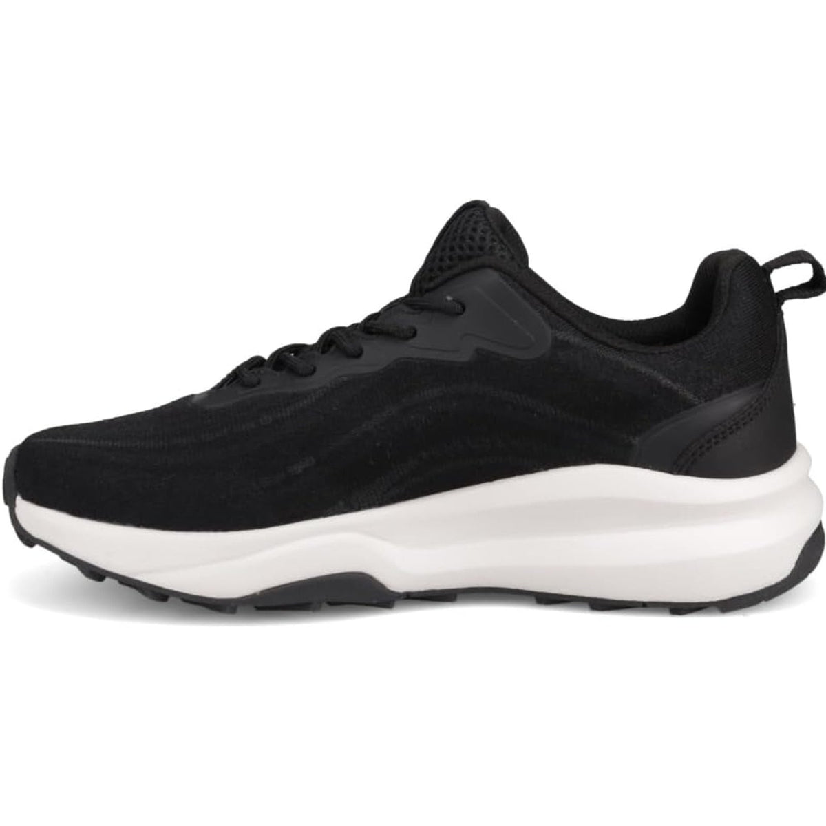 Khombu Patan Womens Black Sneakers Memory Foam Size 7.5 M
