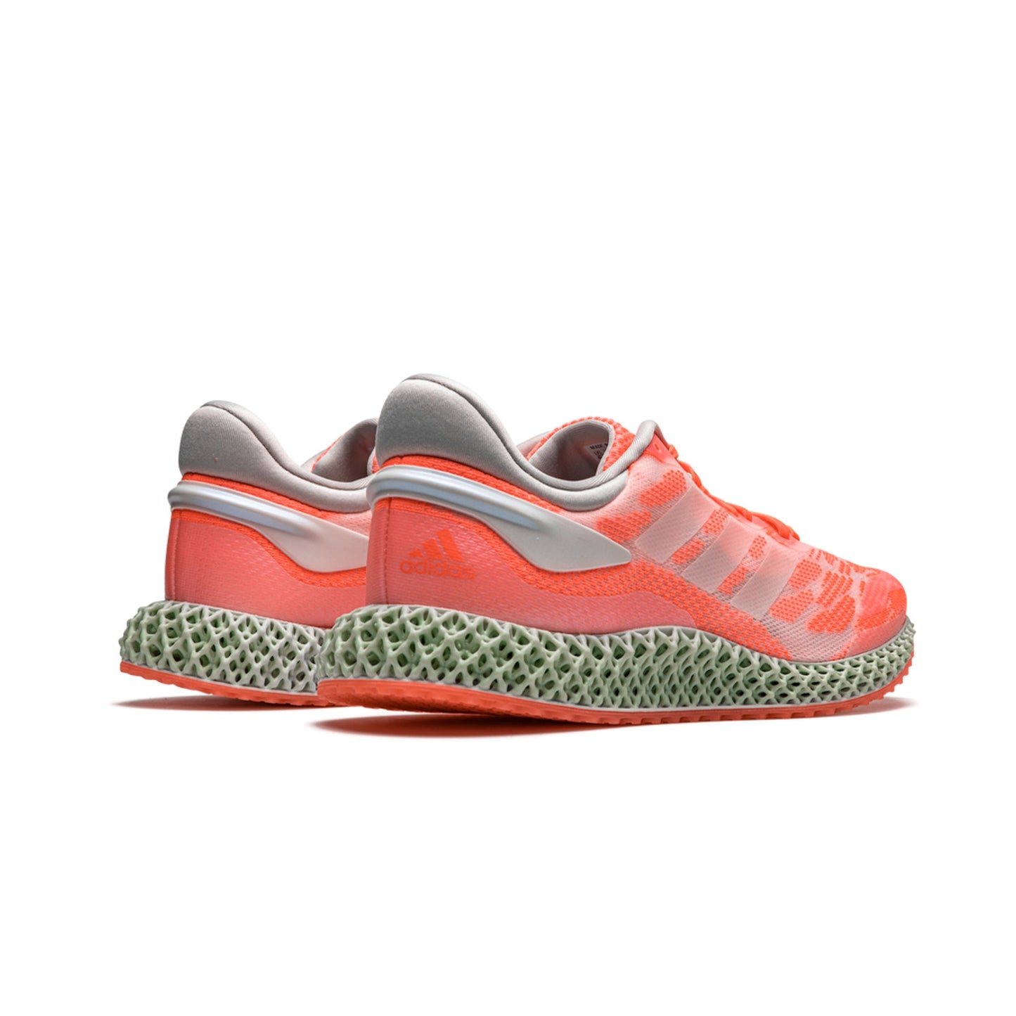 ADIDAS 4D RUN 1.0 FW6838 MEN'S RUNNING SHOE SIZE 12 Cloud White / Coral