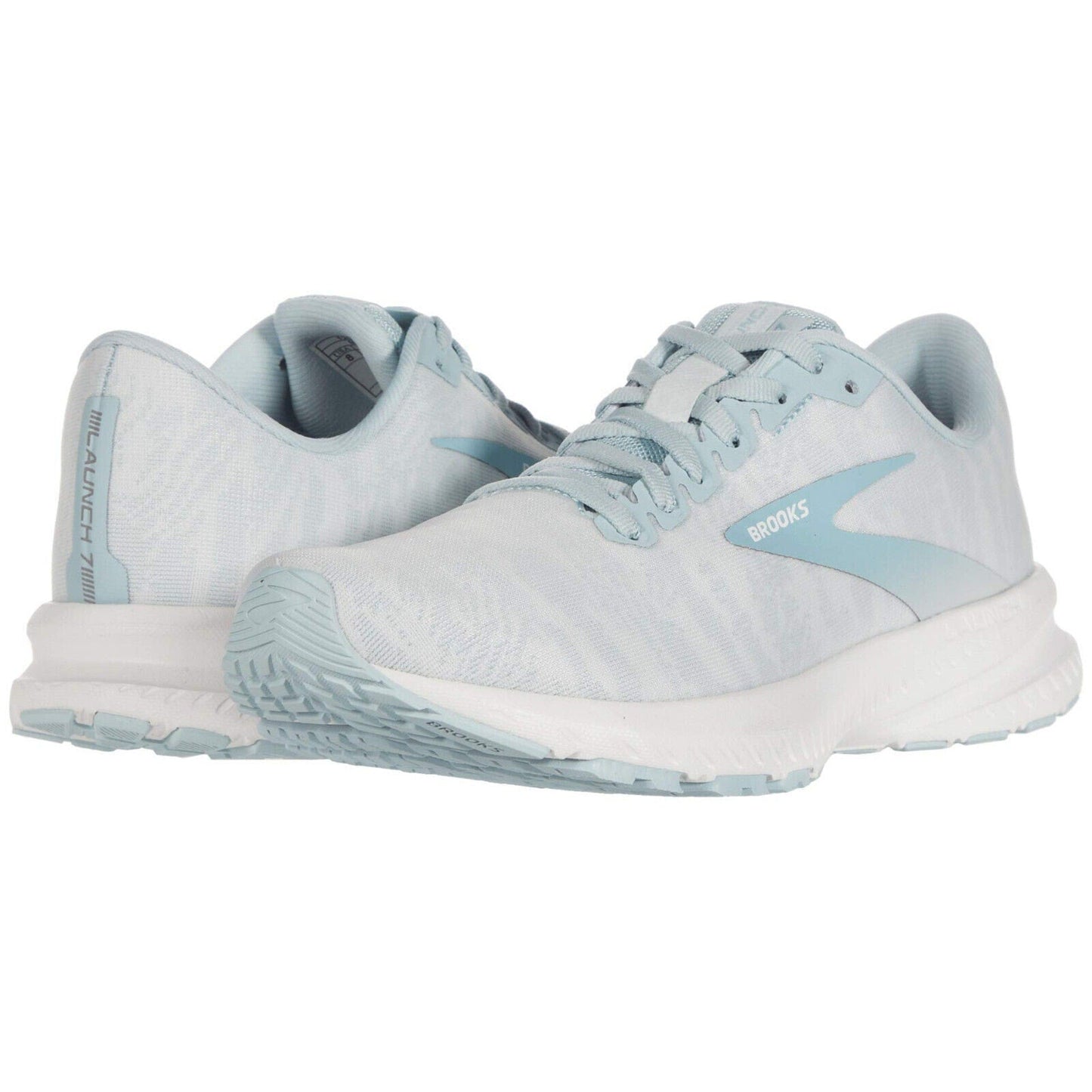 Brooks Womens Launch 7 Running Shoes Winter/Blue/White 8 B M Brooks