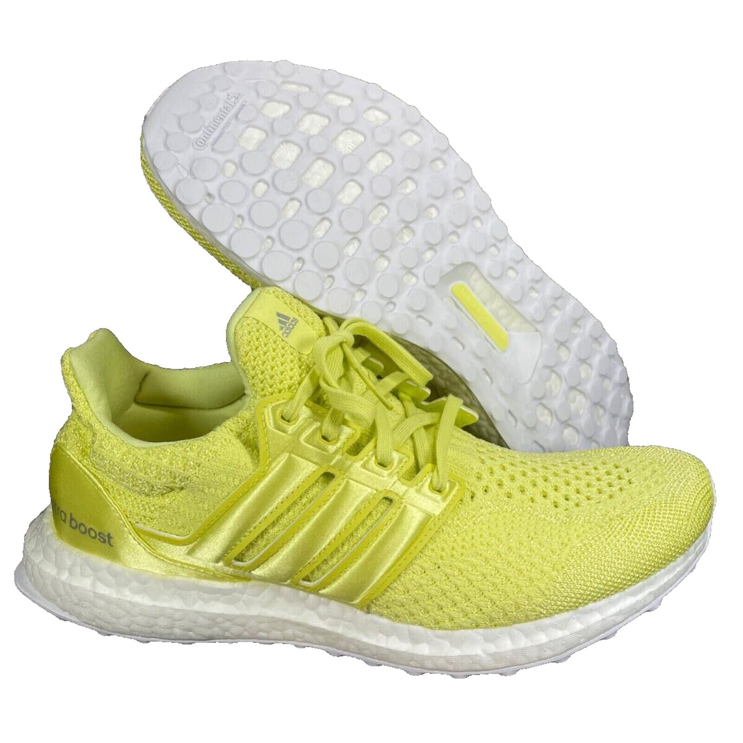 adidas UltraBoost 5.0 DNA Pulse Yellow/Pulse Yellow/White Women GV7720 Size 8.5