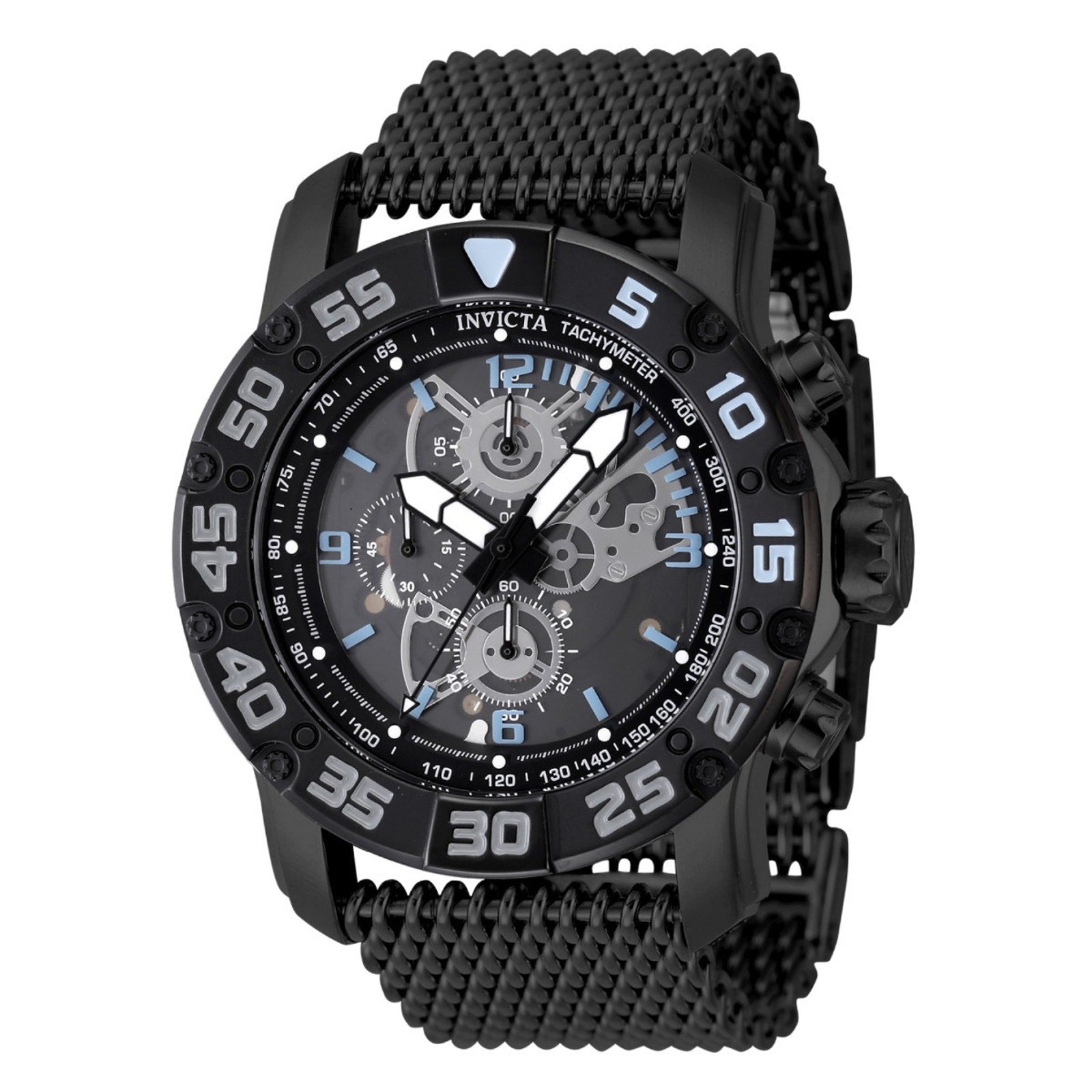 Invicta Racing JM Limited Edition Men’s 48mm Black Blue Stainless Steel Watch Invicta