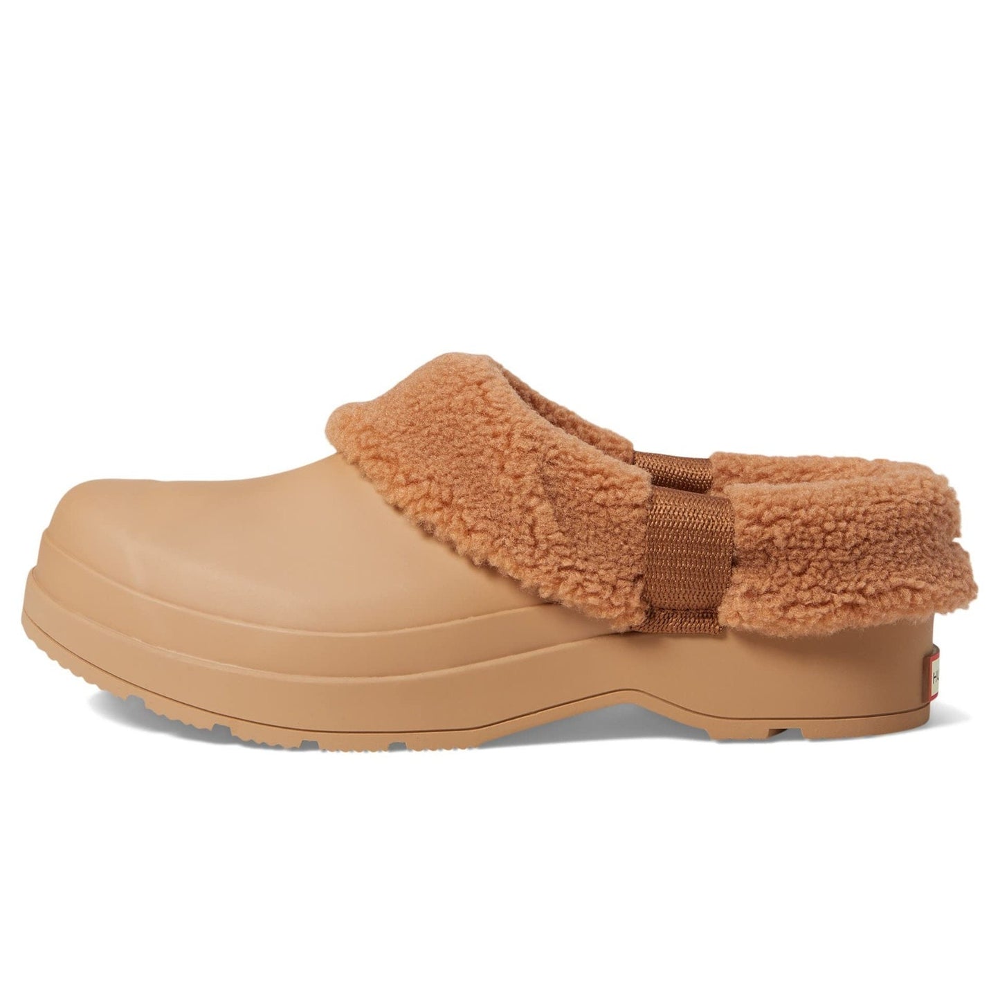 Hunter Play Sherpa Insulated Clog Men’s Artic Moss Rubber Shoe Tawny Size 8 M