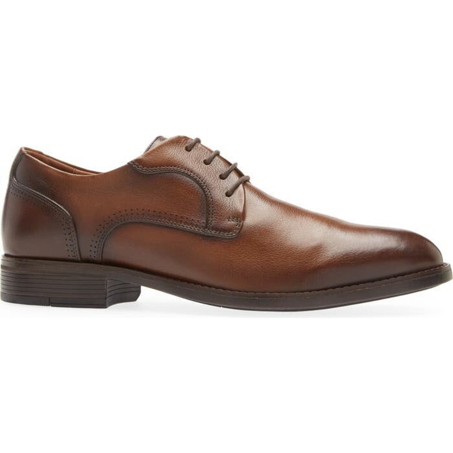 Johnston & Murphy Hawthorn Plain Toe Oxford Tan Leather Men's Size 12 M