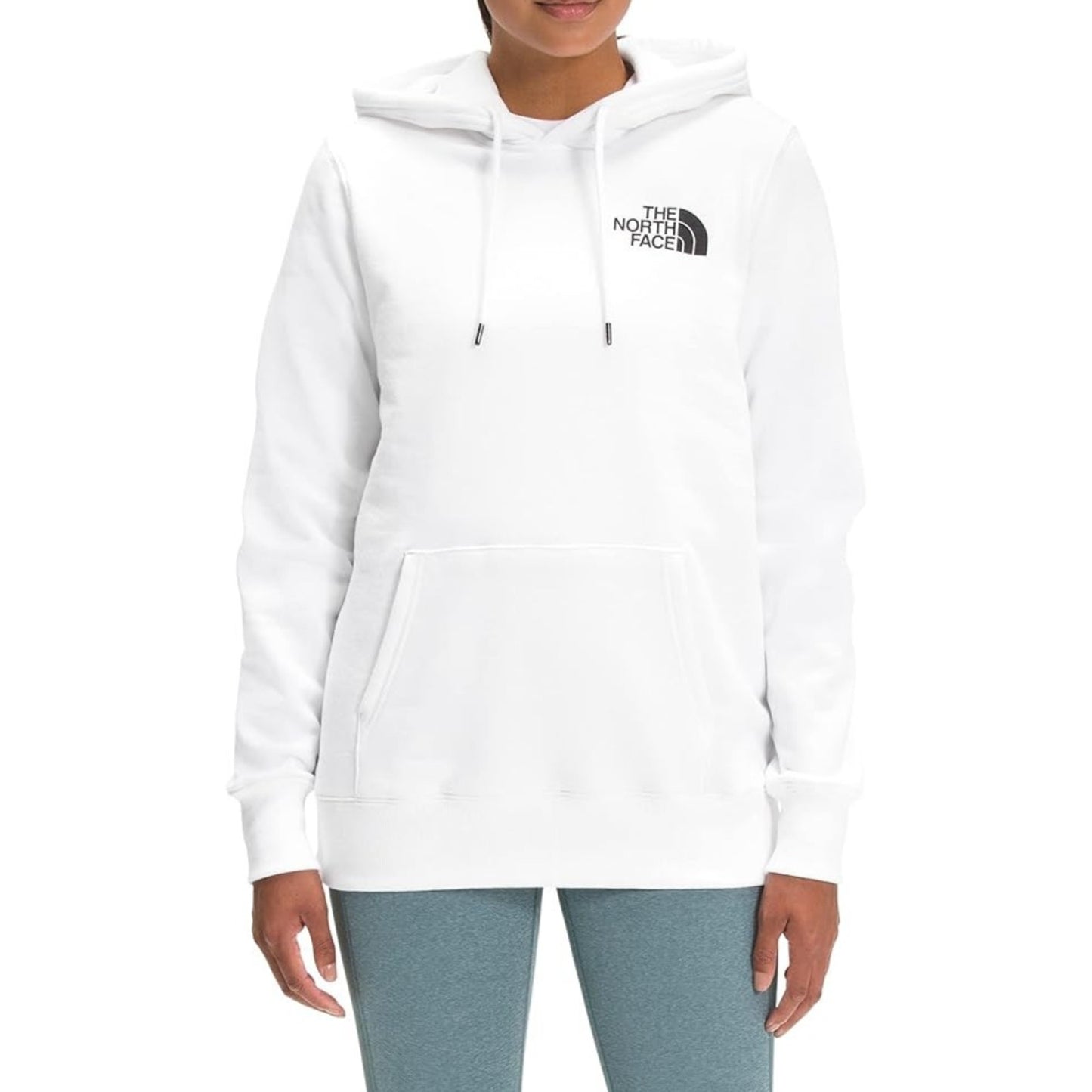 The North Face Women's Box NSE Pullover Hoodie TNF White/Tea Green Large NWT