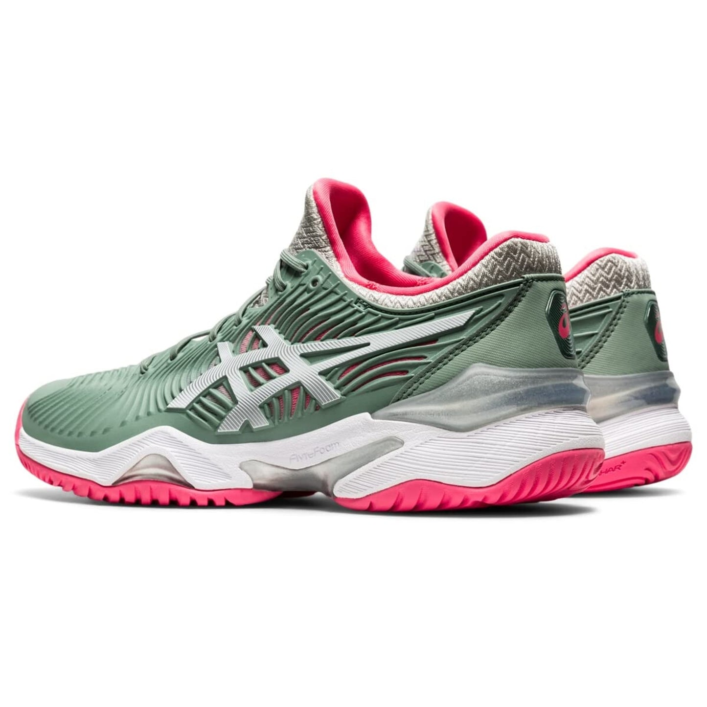 Asics Court FF 2 Women Shoes Comfort shock absorption Slate Grey/White 8.5 M