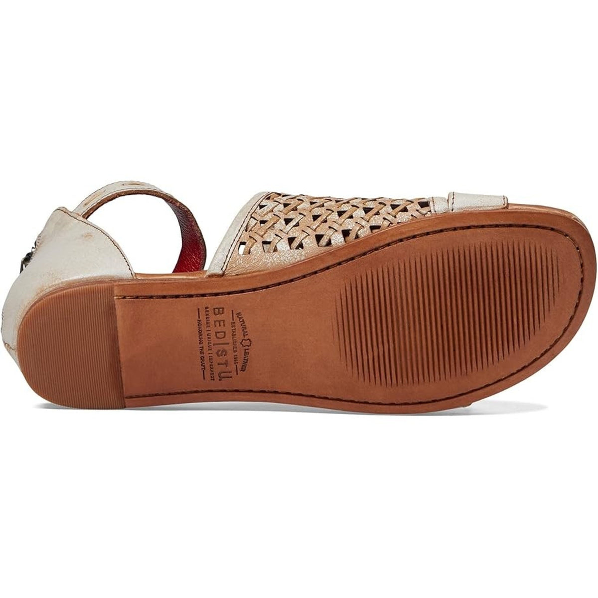 Bed Stu Bellatrix II Women's Nectar Whitewash Flat Sandal 9 M