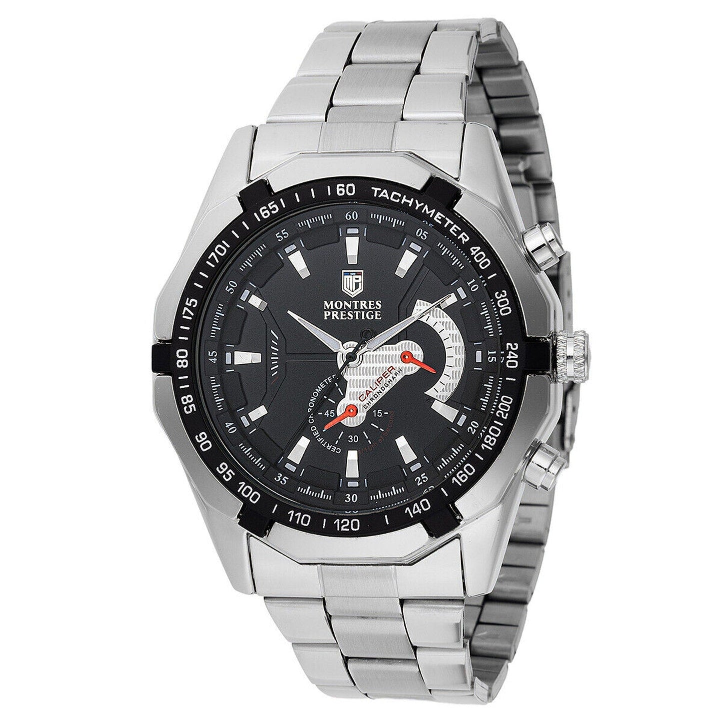Invicta X Montres Prestige Men's Watch Silver/Black 46mm MPW-0098 New! Invicta