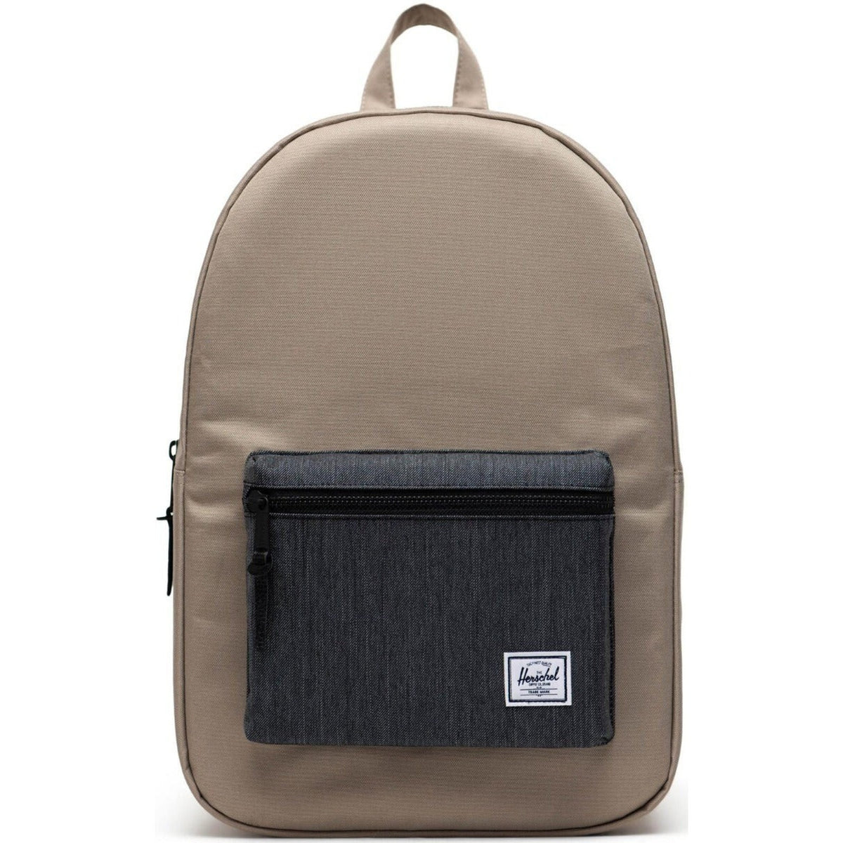 NEW Herschel BackpackSettlement Timberwolf/Black Denim Laptop 15 inch, One Size