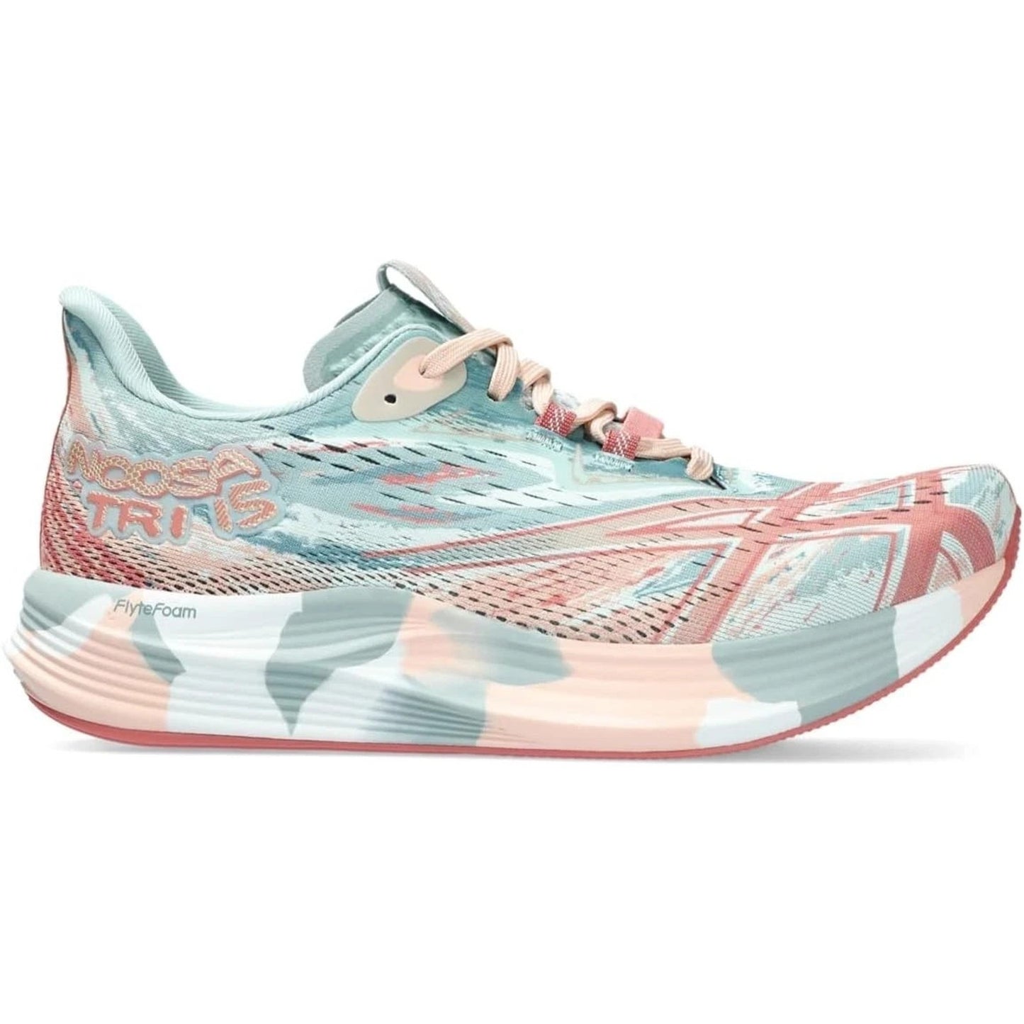 ASICS Women's Noosa TRI 15 Running Shoes, 8.5 US , Pure Aqua/Pale Apricot, Rare